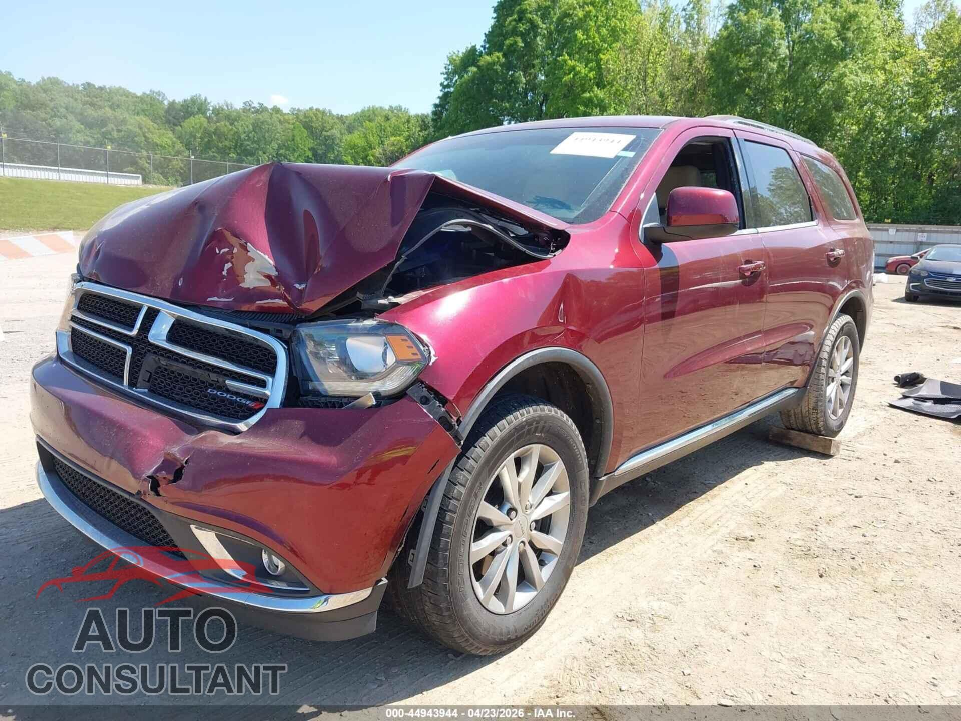 DODGE DURANGO 2017 - 1C4RDJAG1HC759764