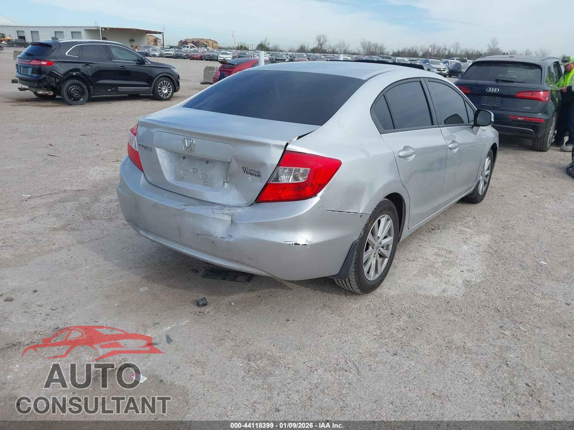 HONDA CIVIC 2012 - 19XFB2F92CE036175