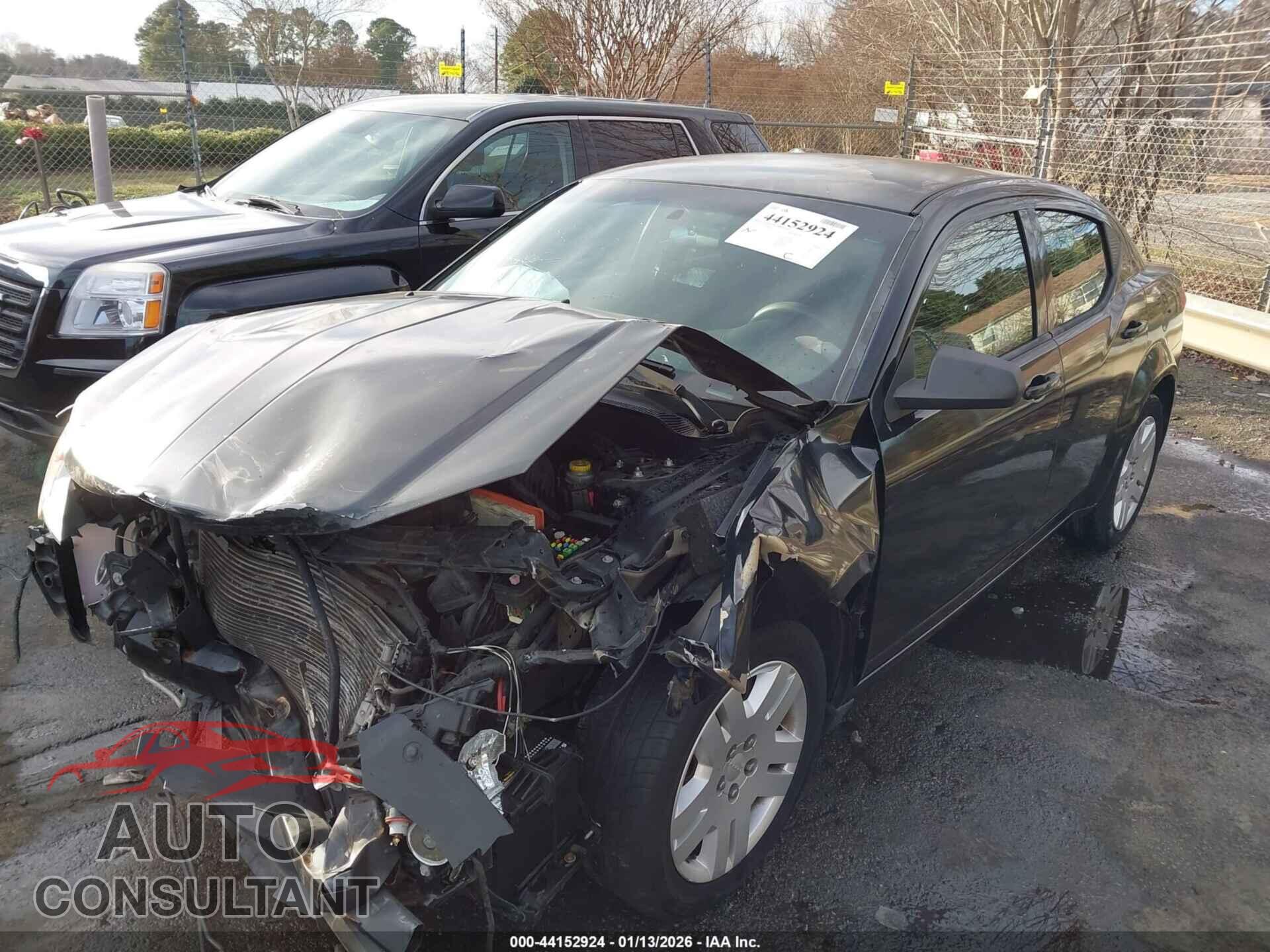 DODGE AVENGER 2012 - 1C3CDZAB3CN174677