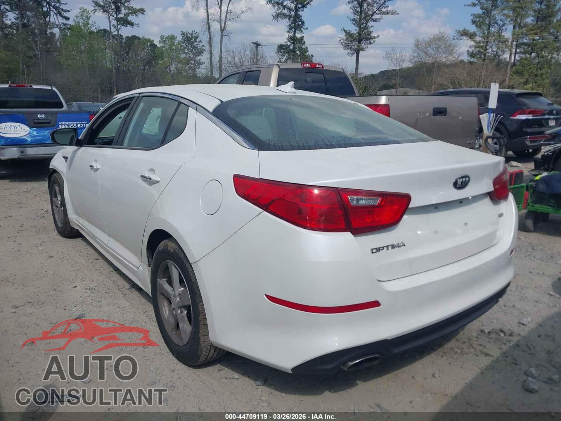 KIA OPTIMA 2015 - KNAGM4A73F5540778
