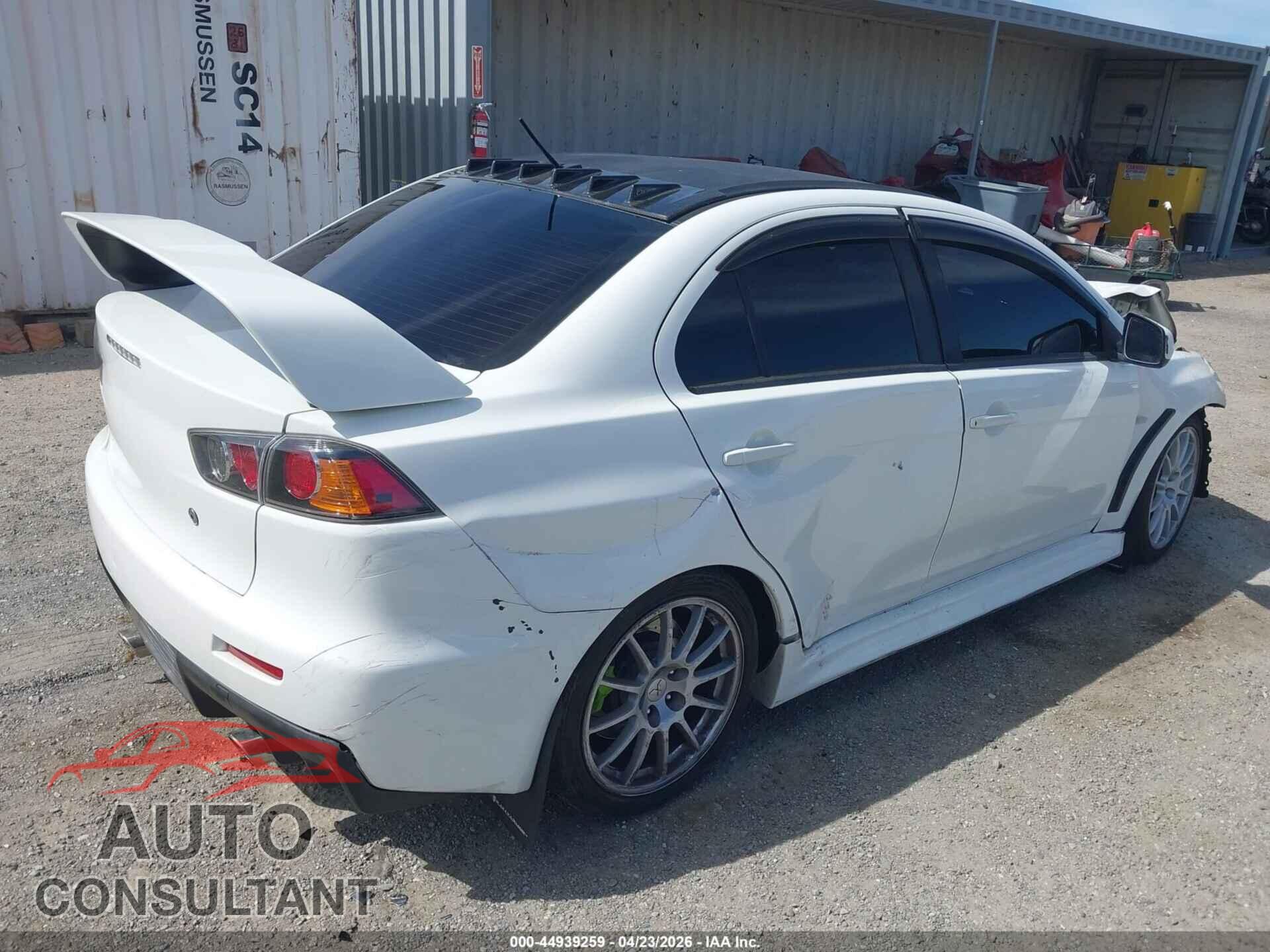 MITSUBISHI LANCER EVOLUTION 2011 - JA32W8FV8BU046887