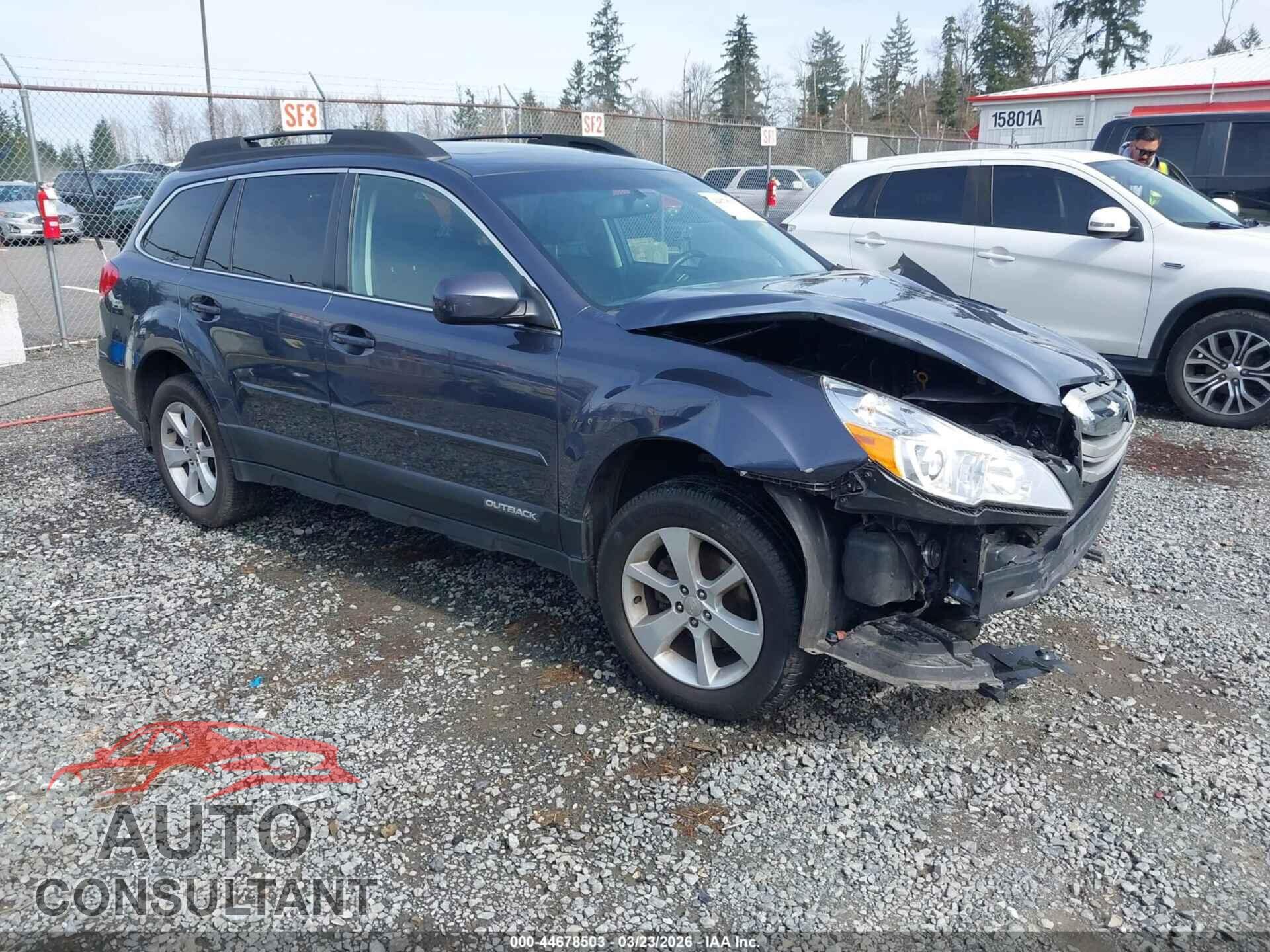 SUBARU OUTBACK 2014 - 4S4BRBDC1E3300209
