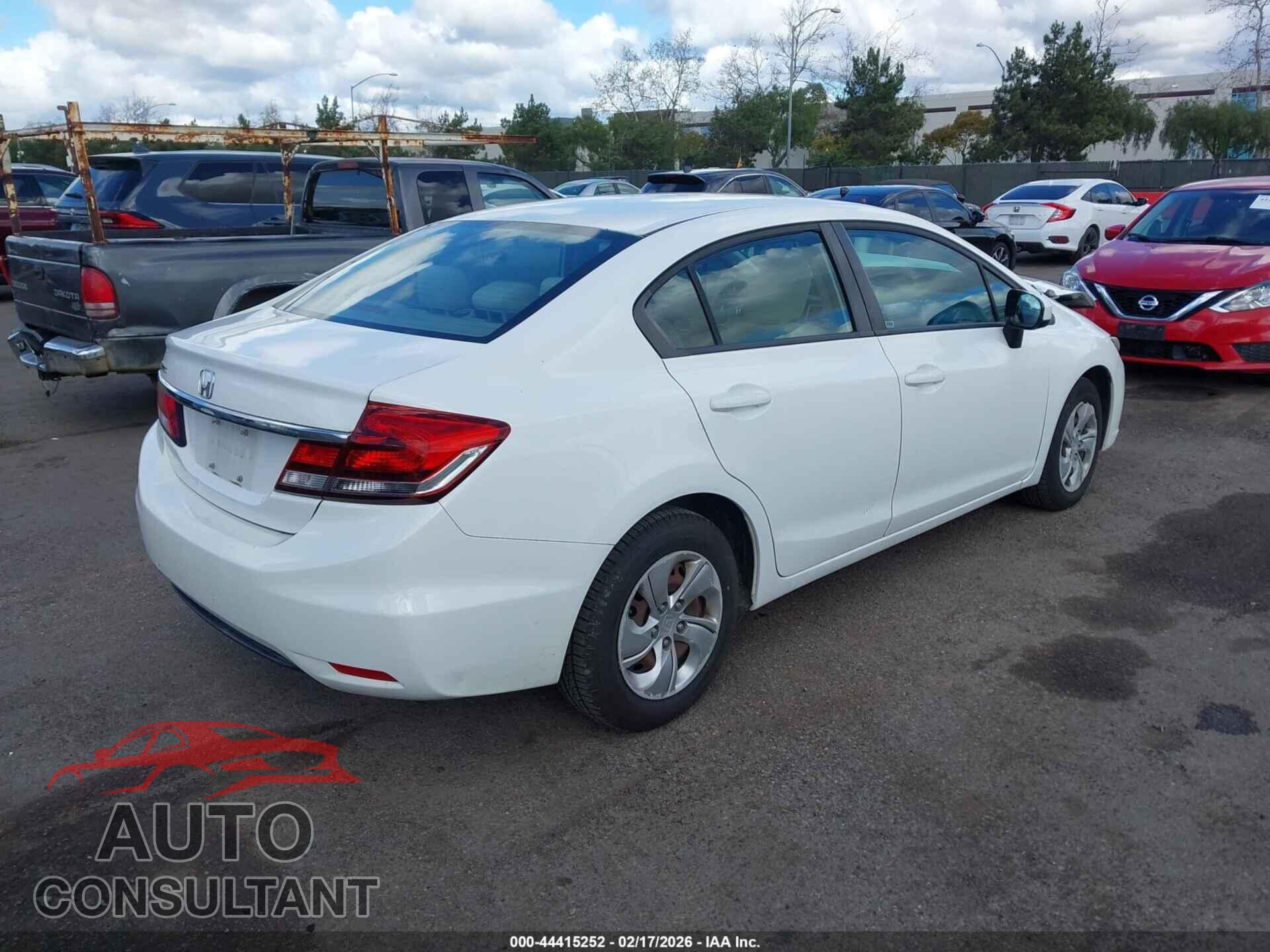 HONDA CIVIC 2014 - 19XFB2F5XEE218092