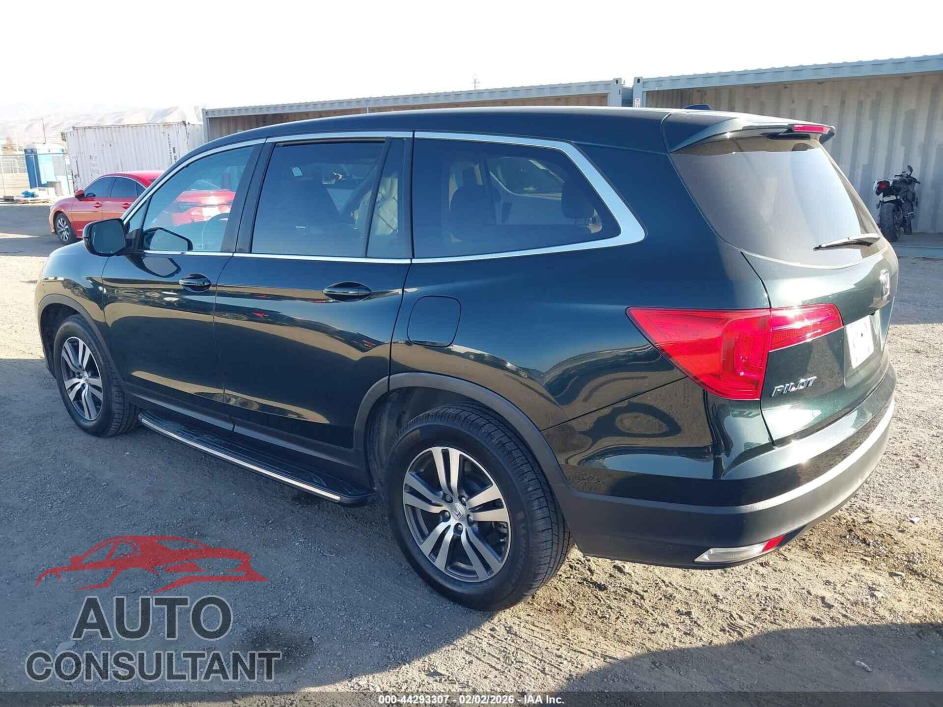HONDA PILOT 2017 - 5FNYF5H76HB014191