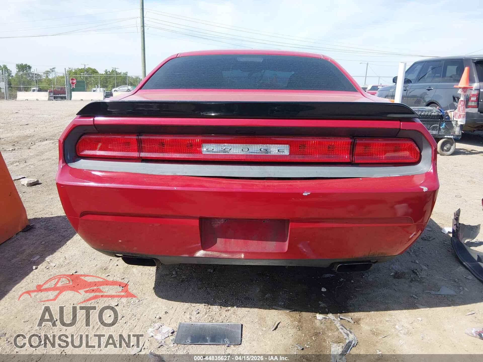 DODGE CHALLENGER 2012 - 2C3CDYAG8CH291525
