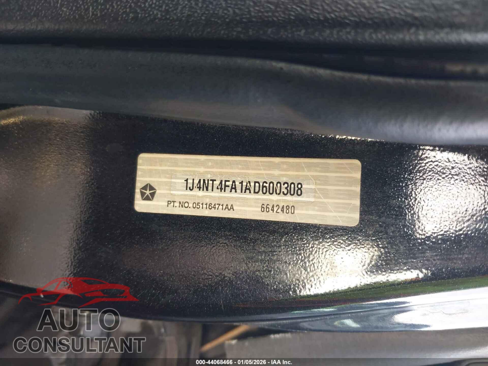 JEEP COMPASS 2010 - 1J4NT4FA1AD600308
