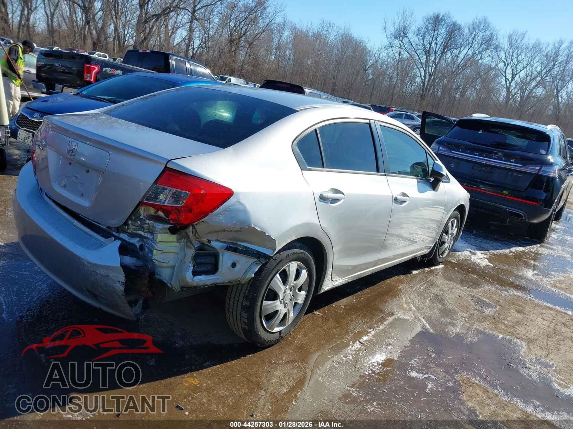 HONDA CIVIC 2012 - 19XFB2F57CE310340