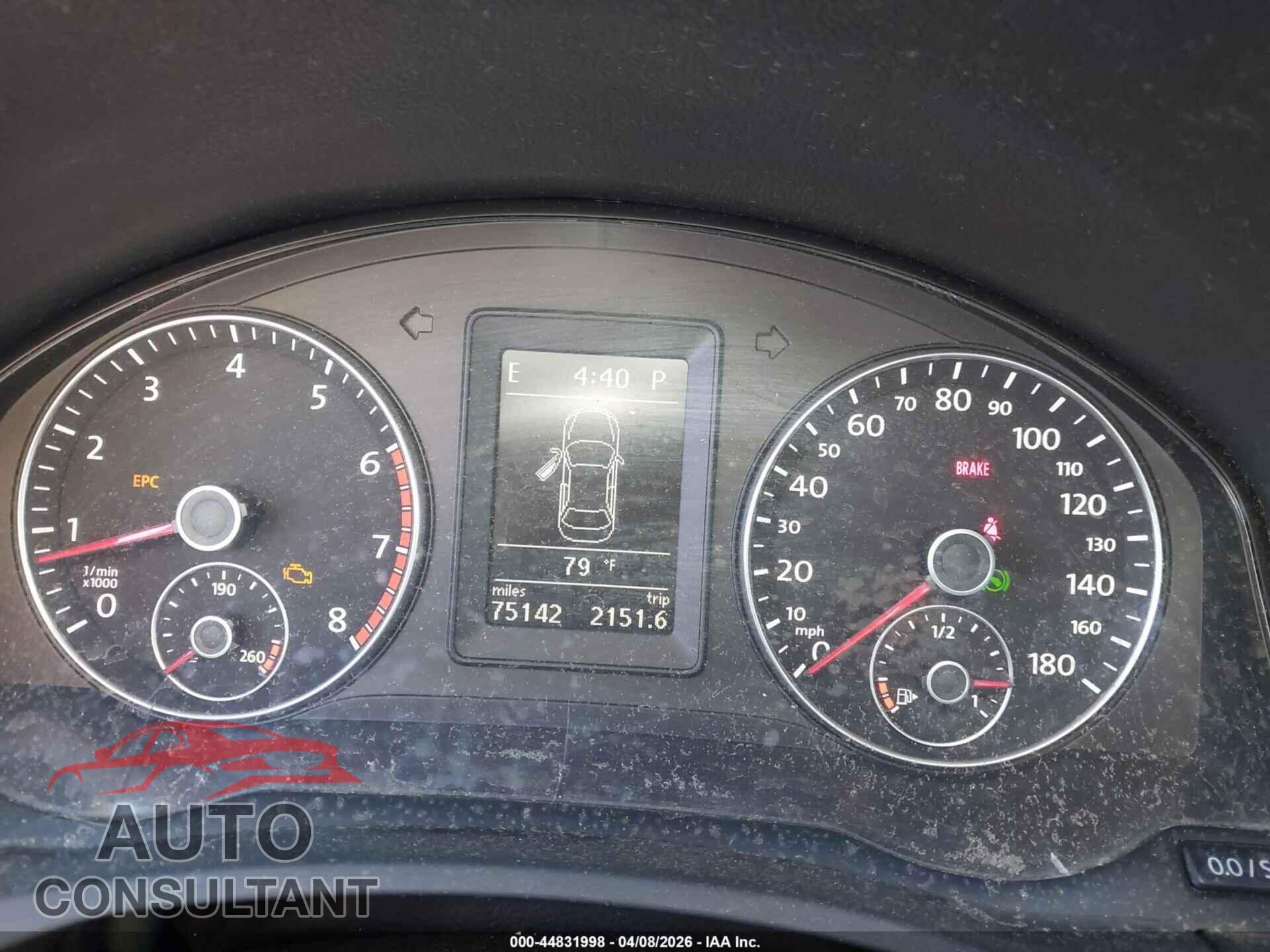 VOLKSWAGEN EOS 2010 - WVWFA7AH2AV016225