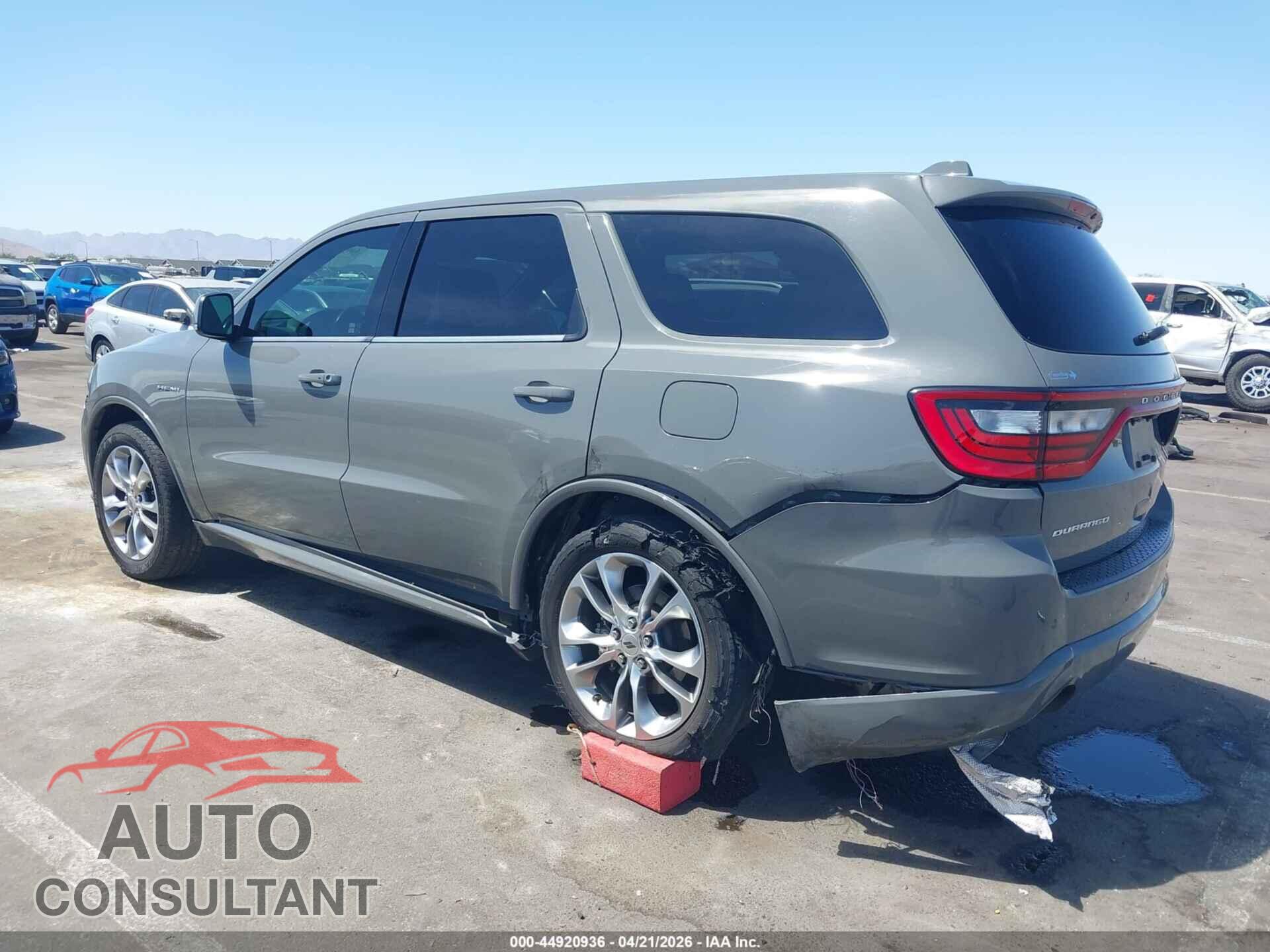 DODGE DURANGO 2020 - 1C4SDHCTXLC410678