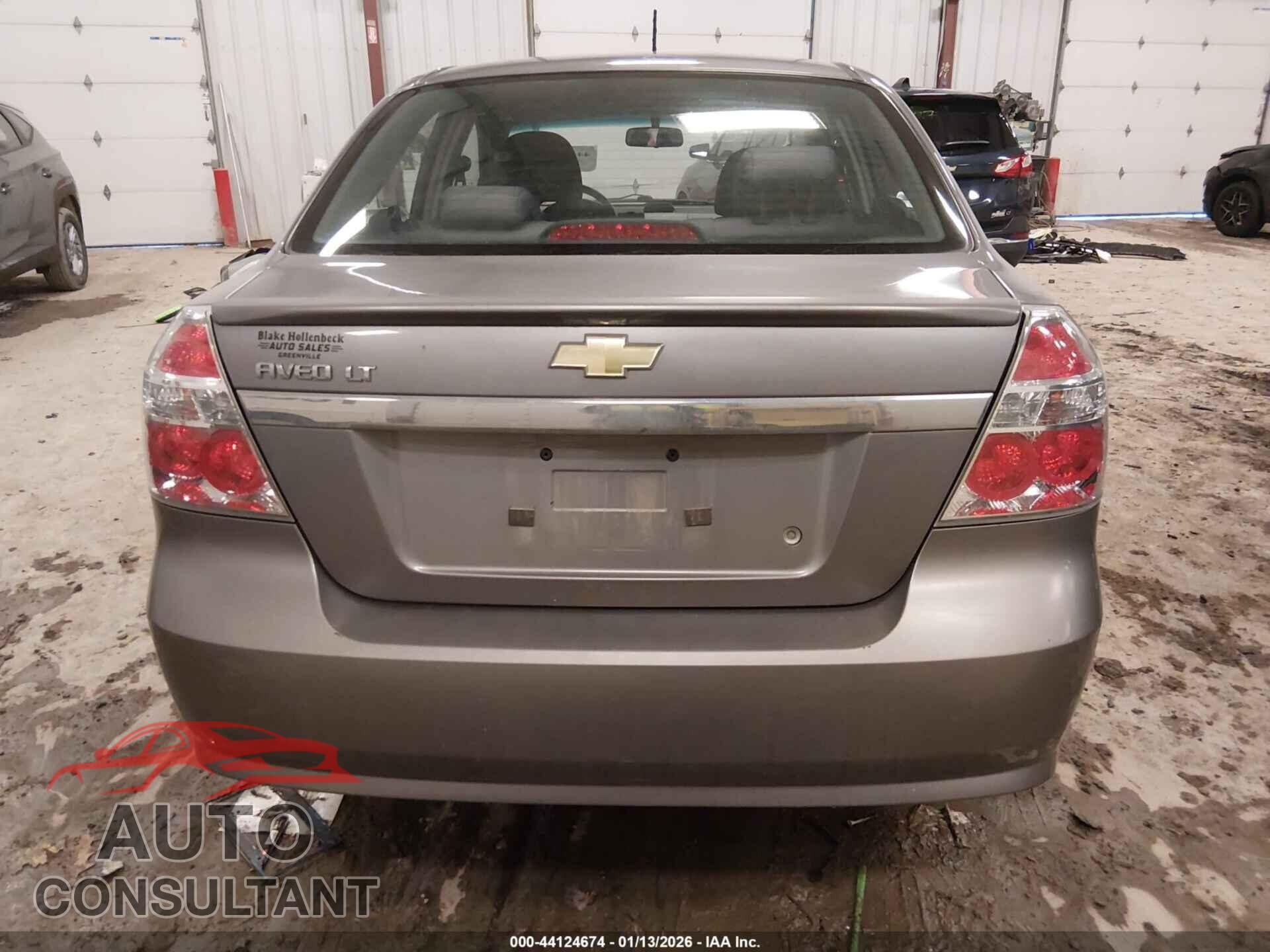 CHEVROLET AVEO 2011 - KL1TD5DE8BB199169