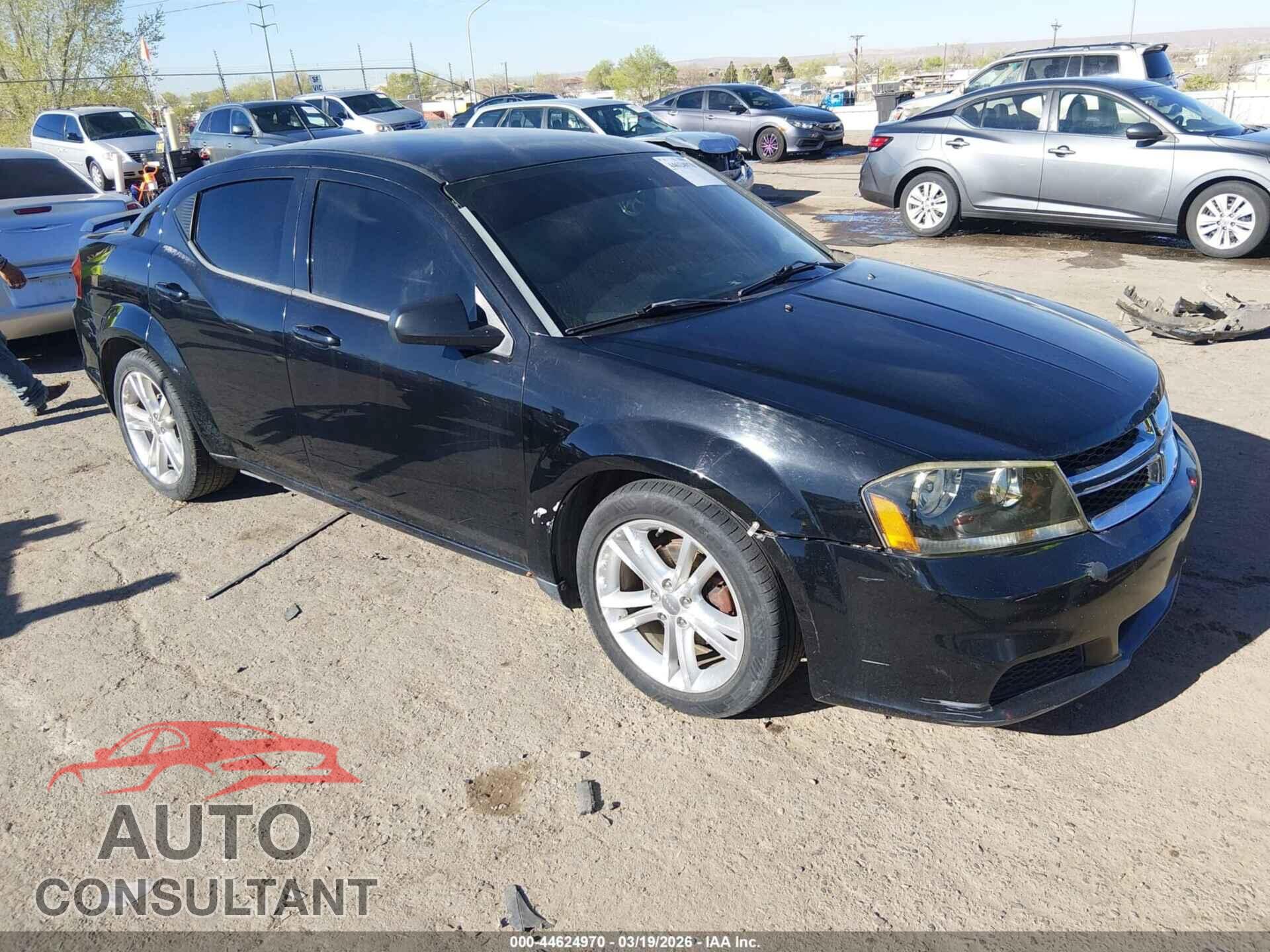 DODGE AVENGER 2013 - 1C3CDZAG4DN526260