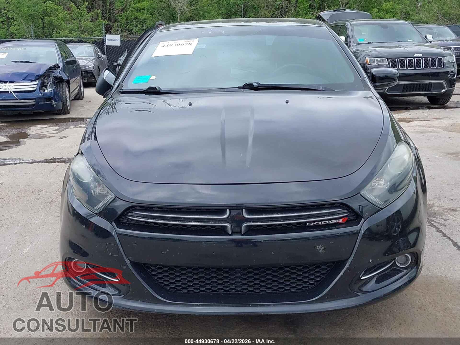 DODGE DART 2015 - 1C3CDFEB7FD404403