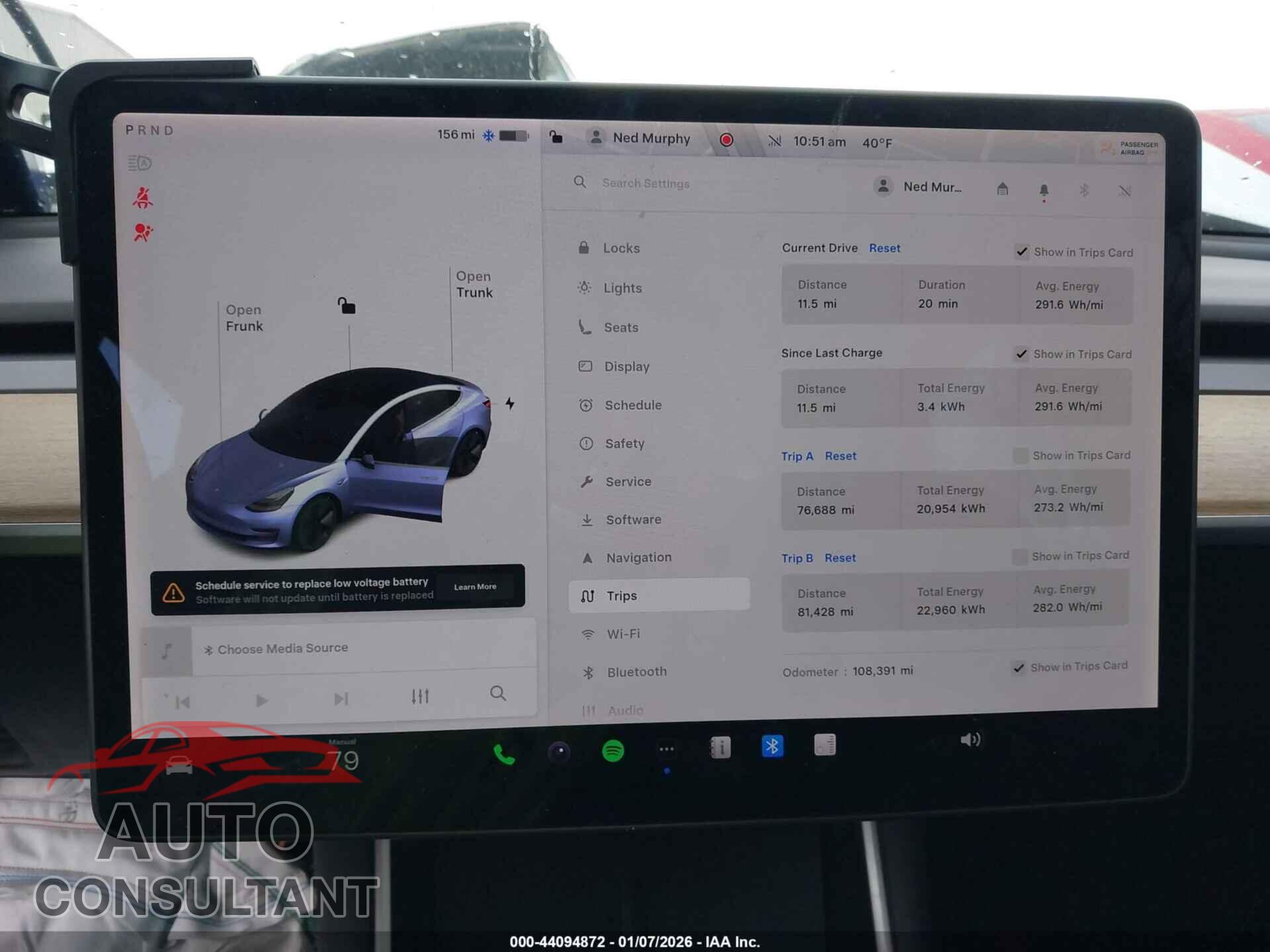 TESLA MODEL 3 2020 - 5YJ3E1EB6LF637186