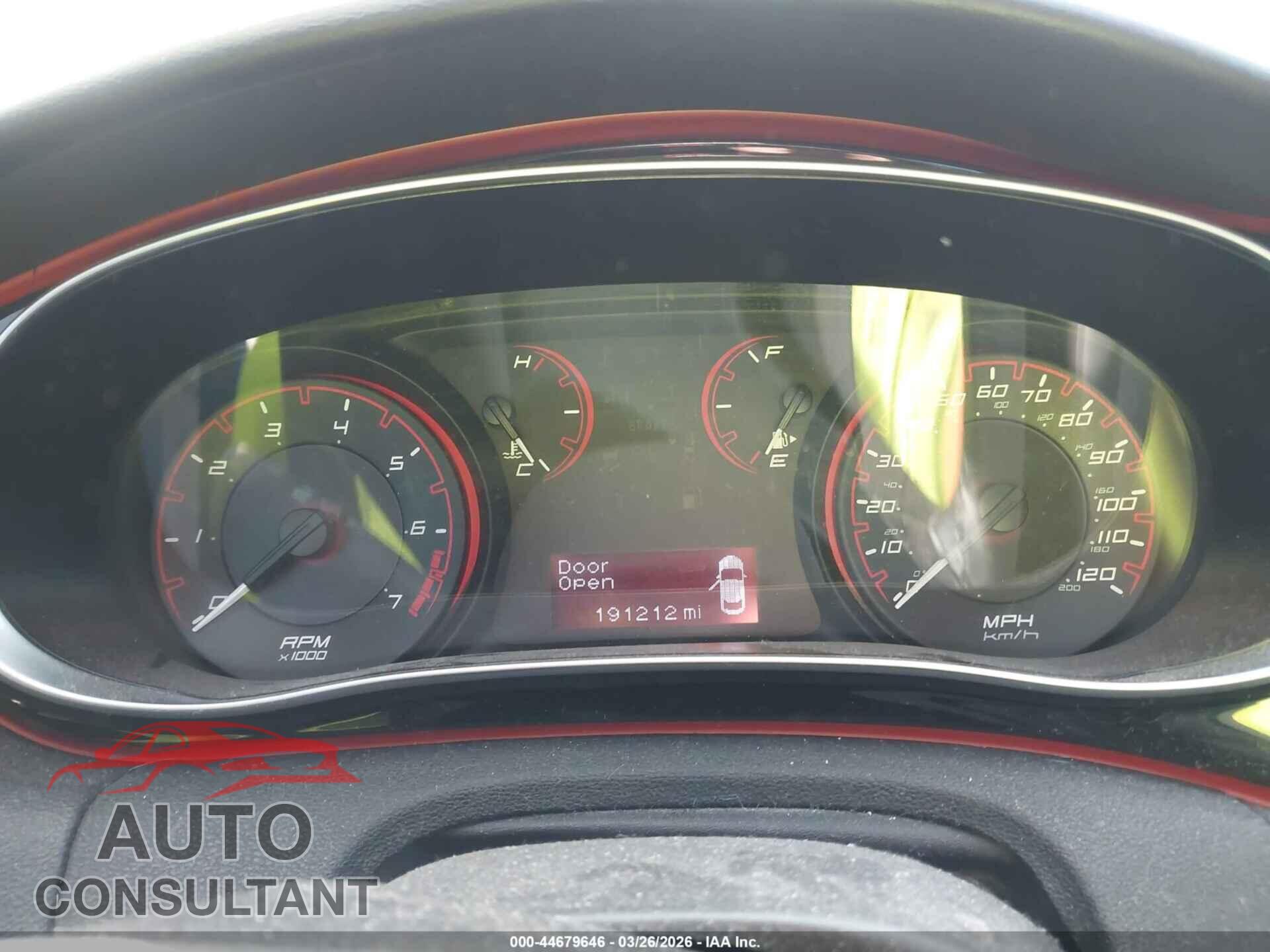 DODGE DART 2015 - 1C3CDFBB2FD182518