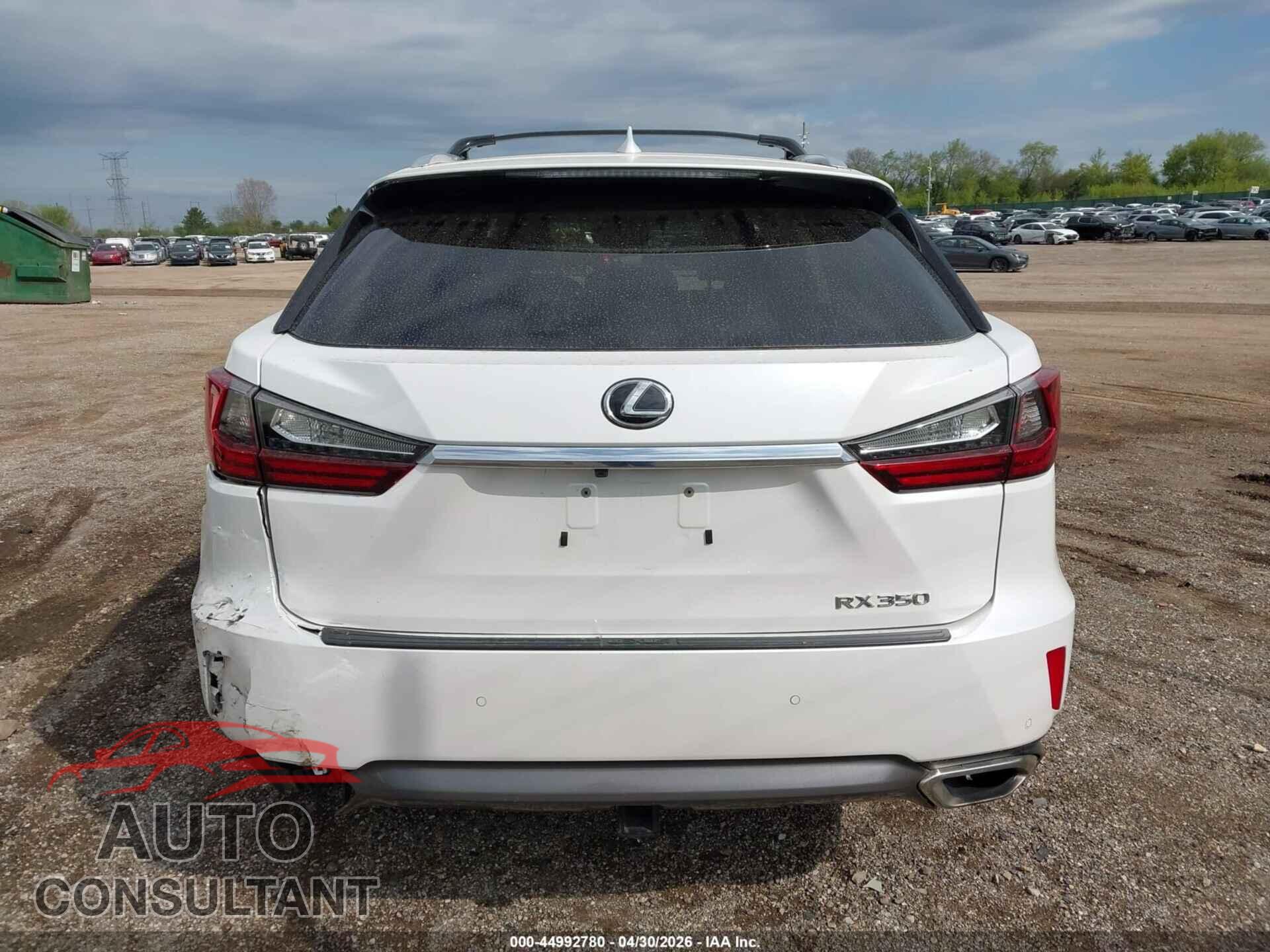 LEXUS RX 350 2017 - 2T2BZMCA8HC068392