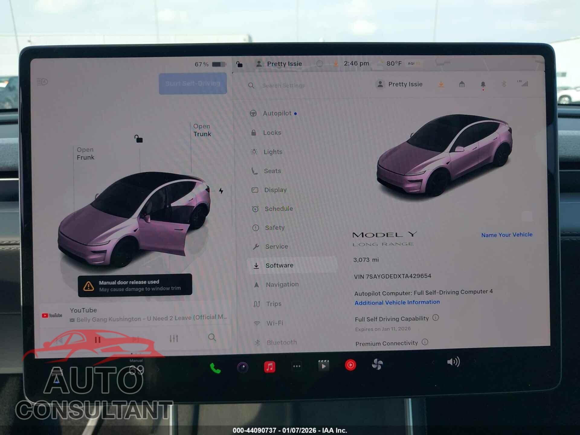 TESLA MODEL Y 2026 - 7SAYGDEDXTA429654