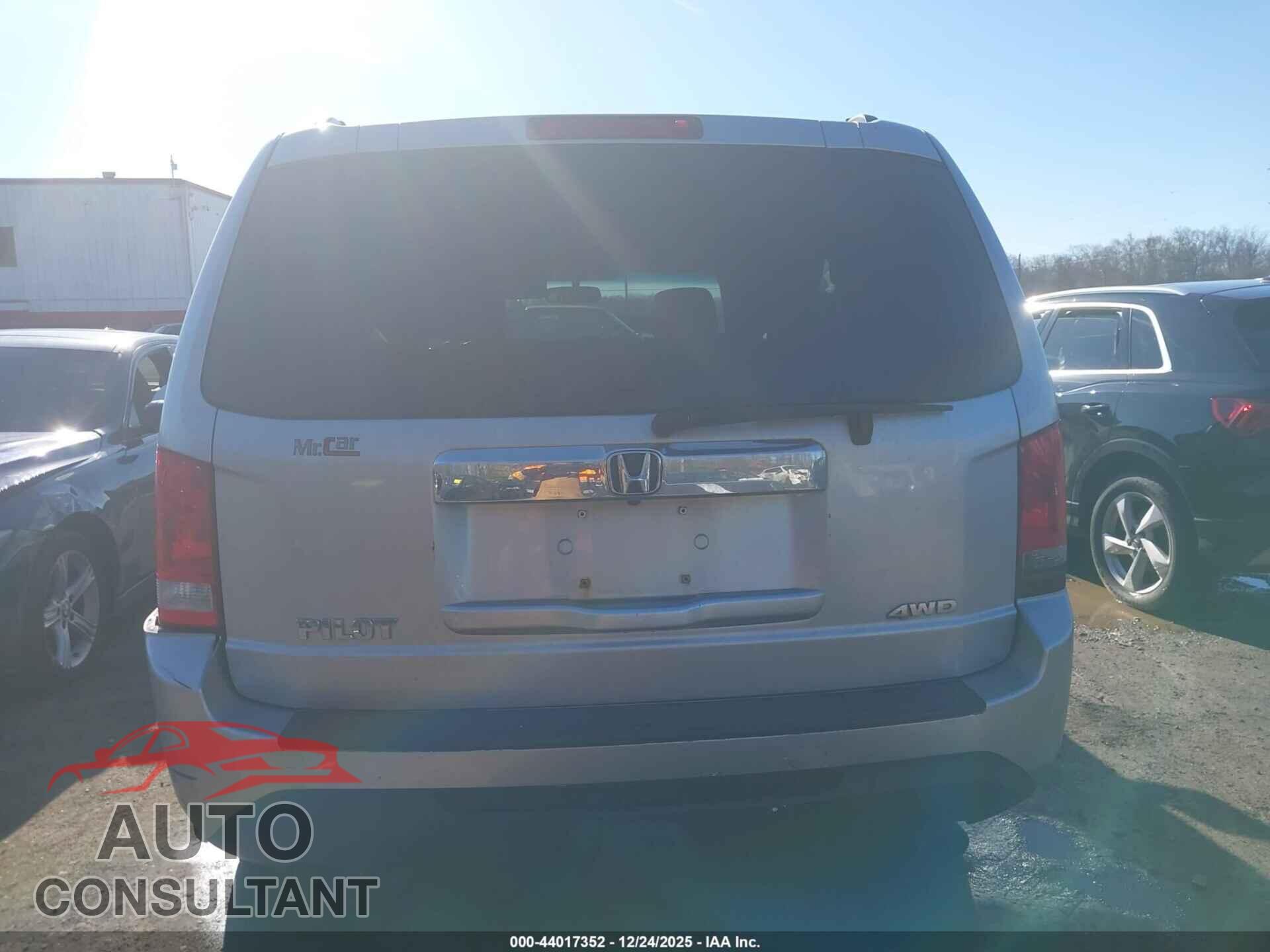 HONDA PILOT 2012 - 5FNYF4H51CB049285