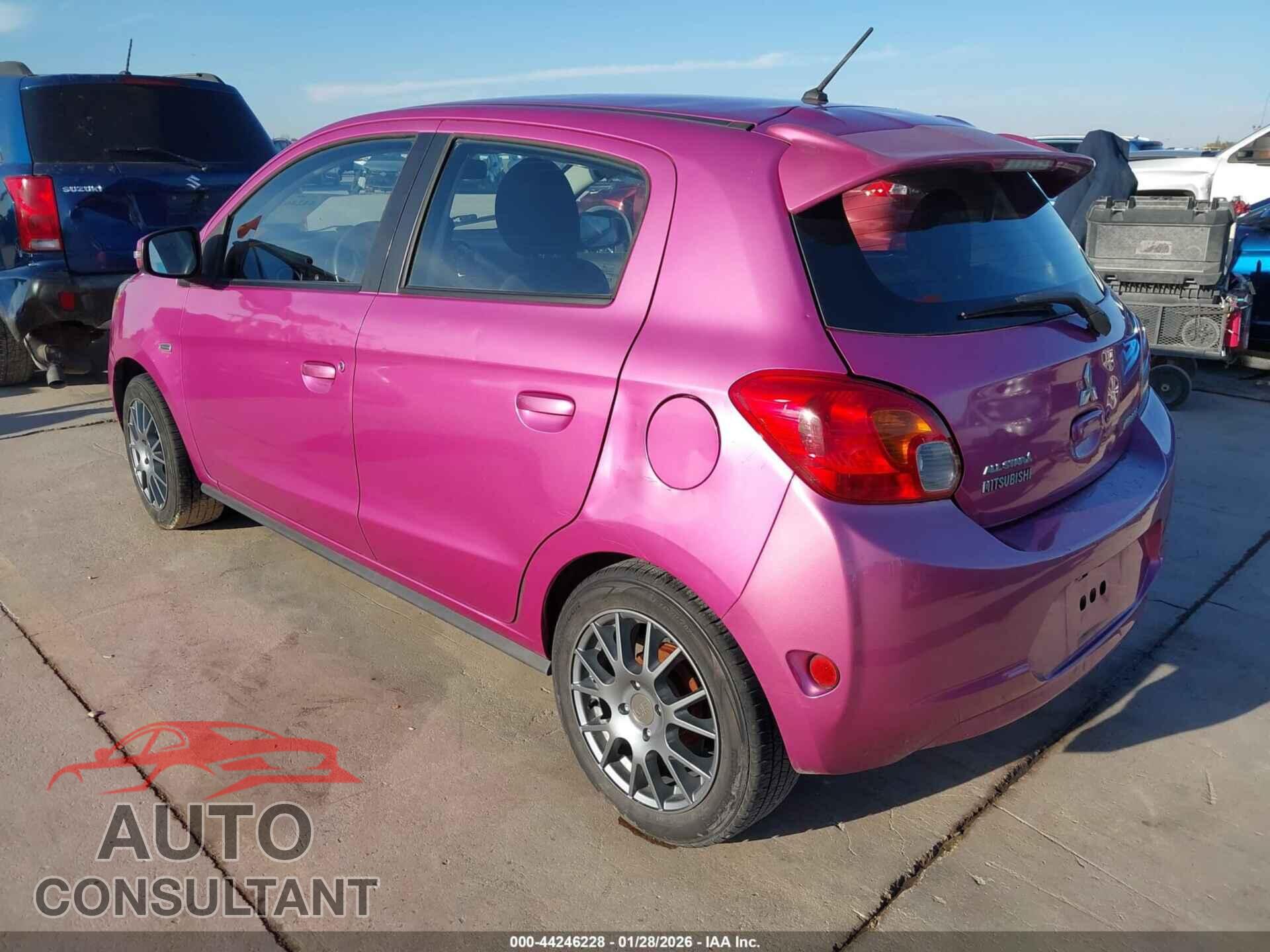 MITSUBISHI MIRAGE 2015 - ML32A4HJ8FH007737