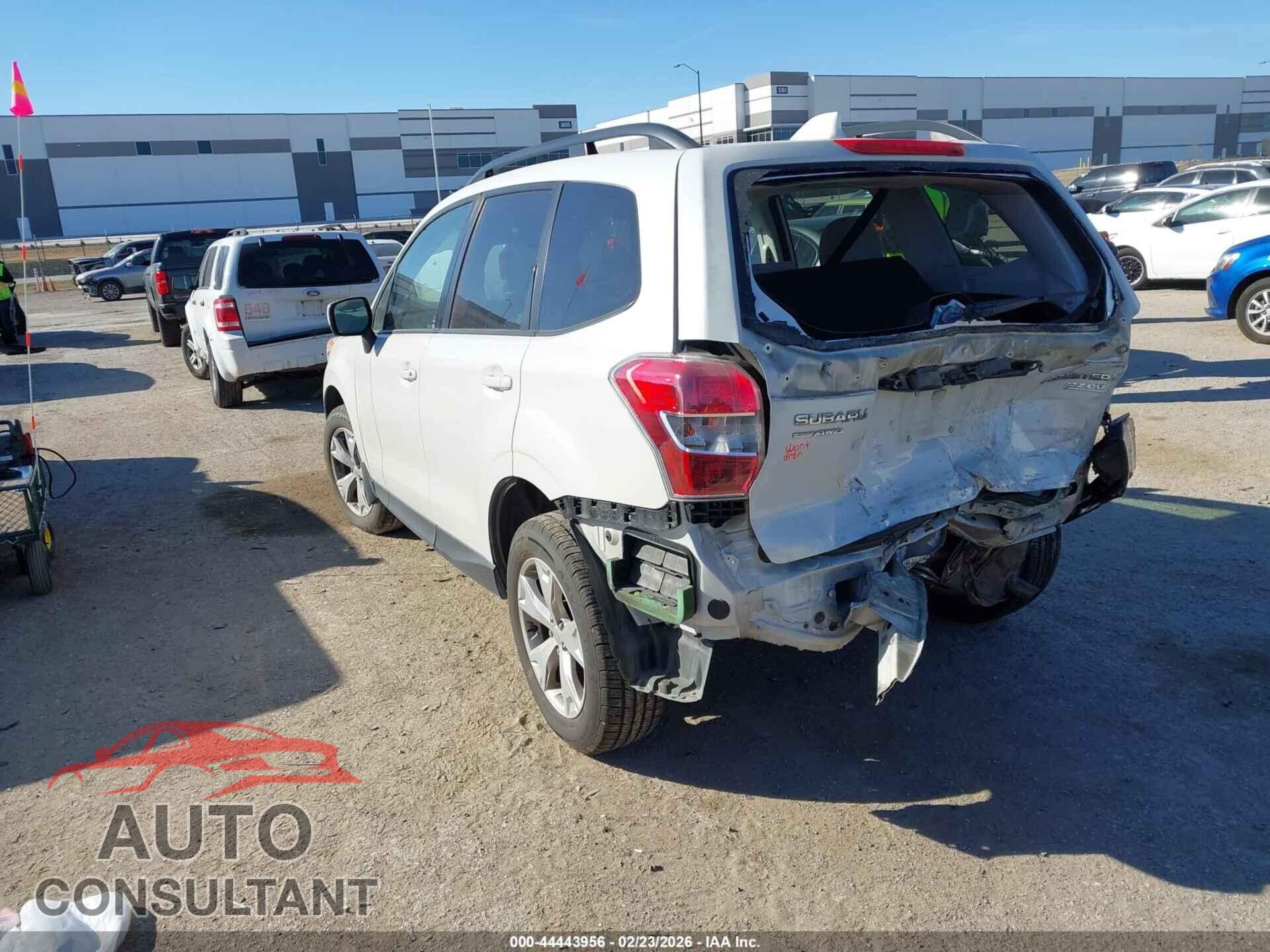 SUBARU FORESTER 2016 - JF2SJAFC7GH550709