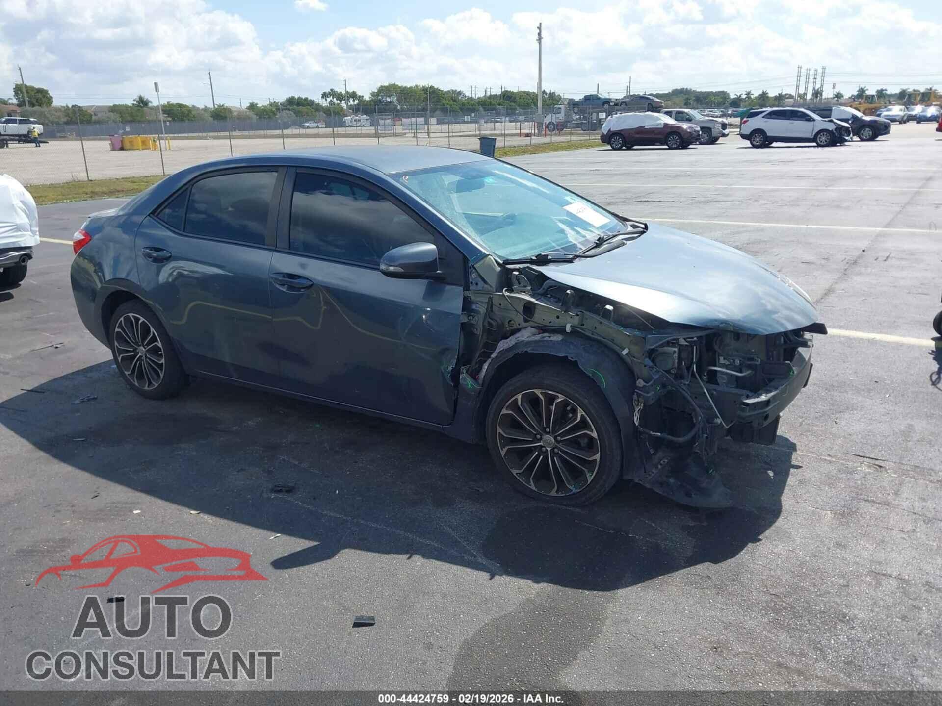 TOYOTA COROLLA 2015 - 2T1BURHE7FC249900