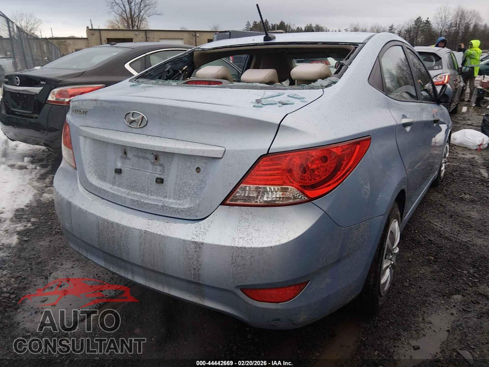 HYUNDAI ACCENT 2013 - KMHCT4AE0DU370512