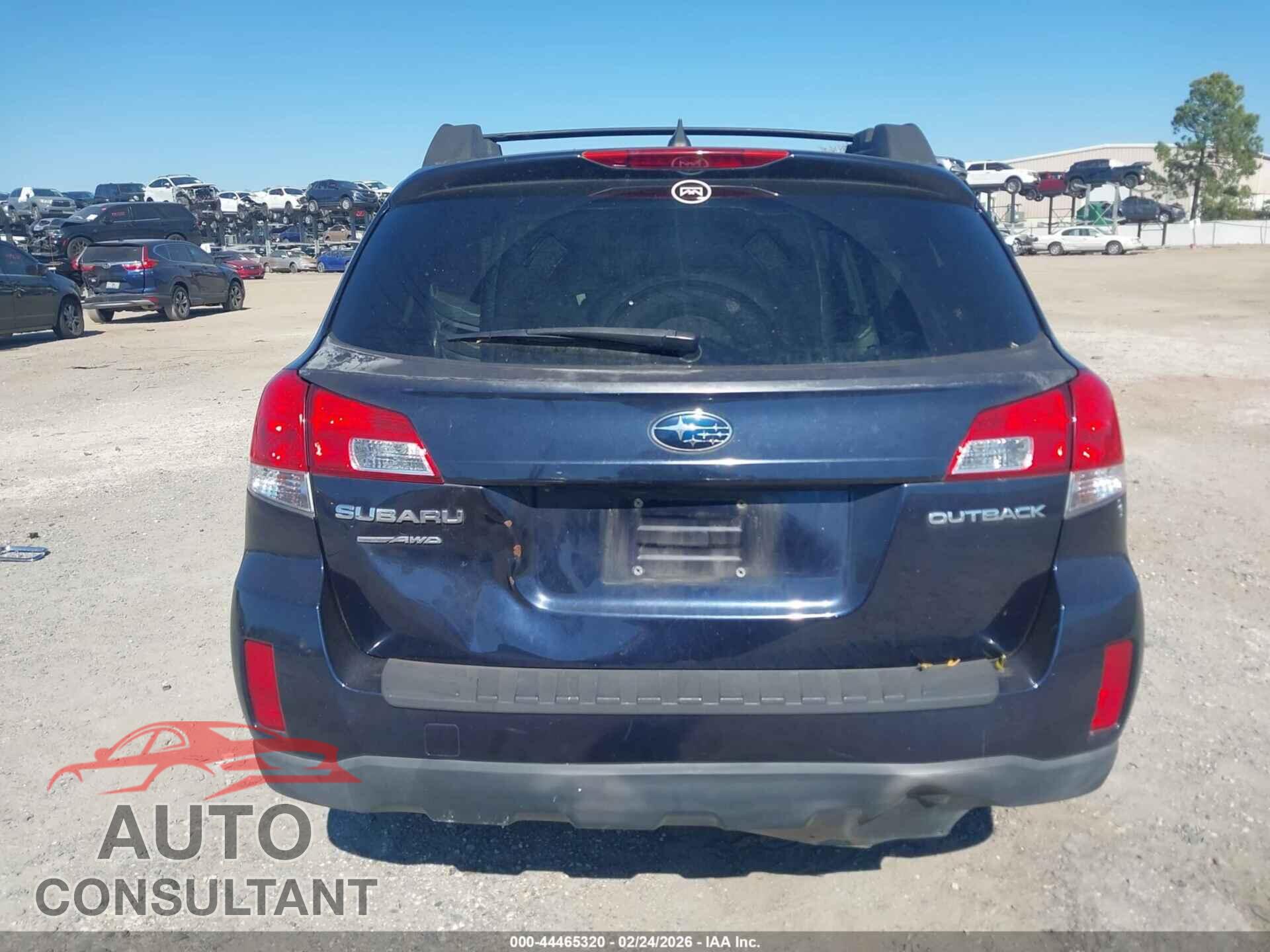 SUBARU OUTBACK 2013 - 4S4BRCKC4D3242345