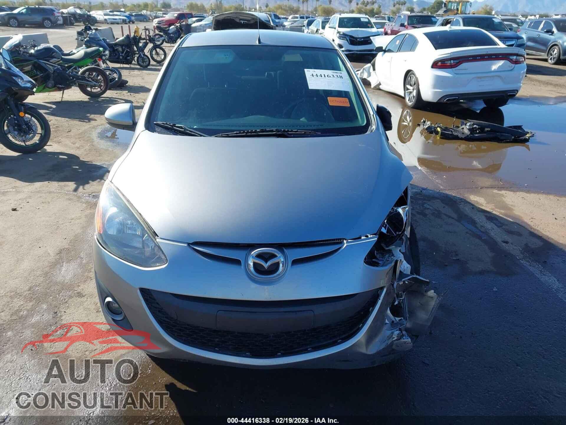 MAZDA MAZDA2 2012 - JM1DE1LY1C0149869
