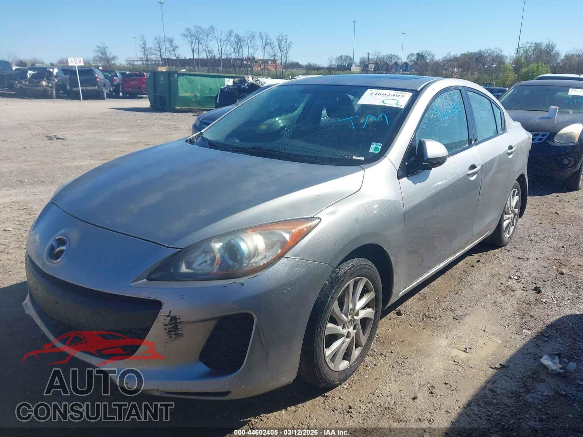 MAZDA MAZDA3 2012 - JM1BL1V75C1534606