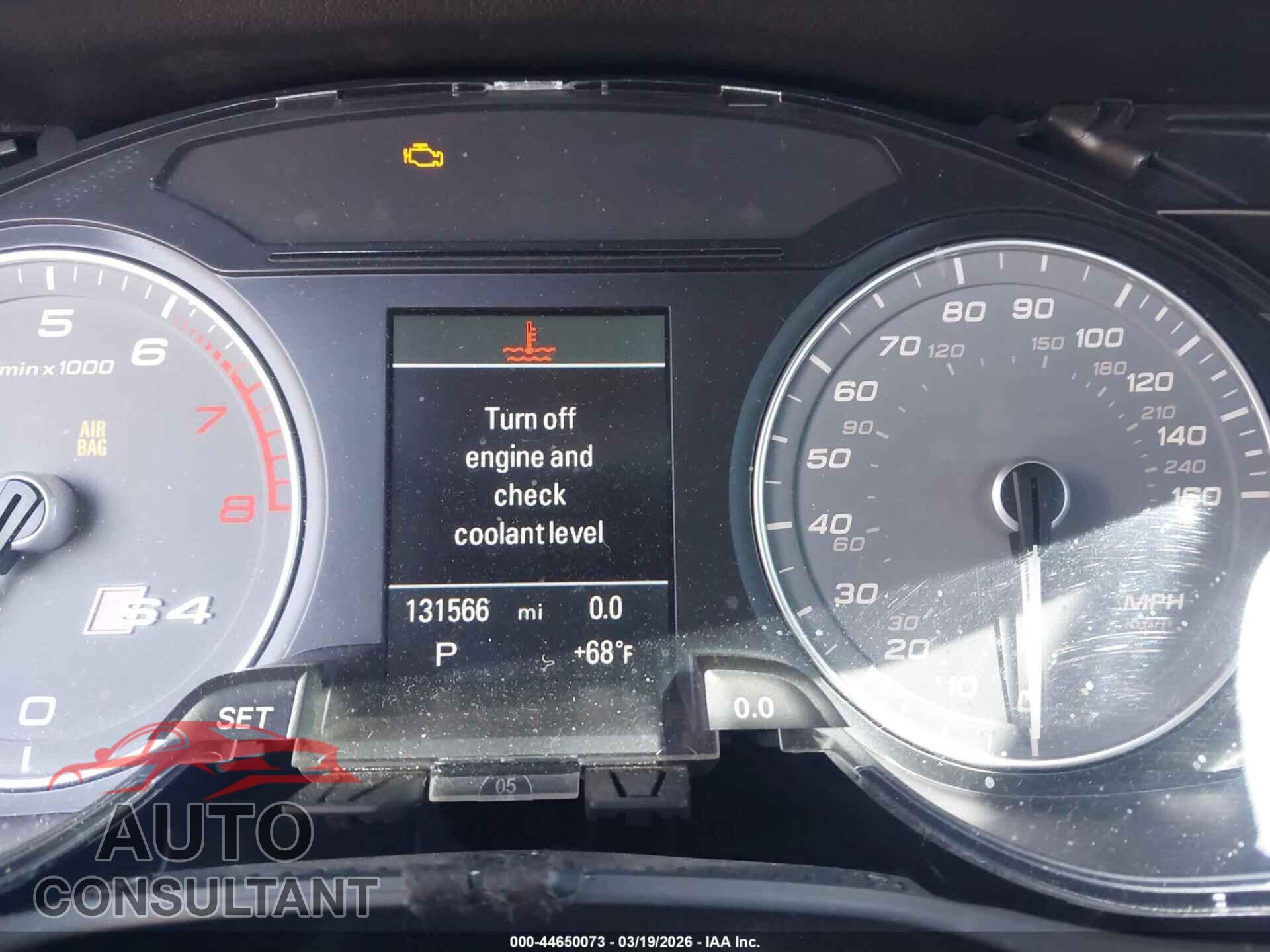 AUDI S4 2014 - WAUBGAFL3EA003534