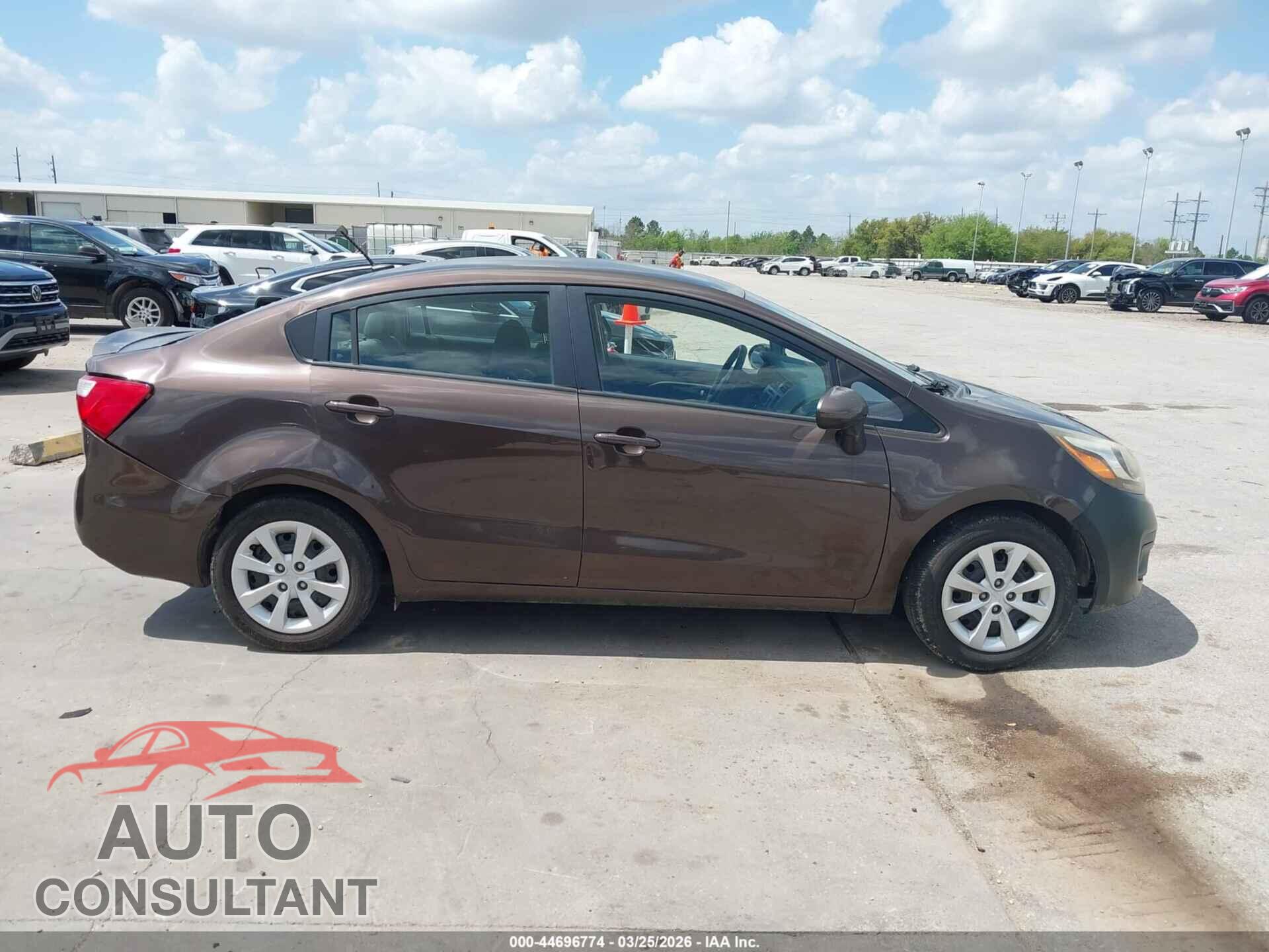 KIA RIO 2013 - KNADN4A39D6206288