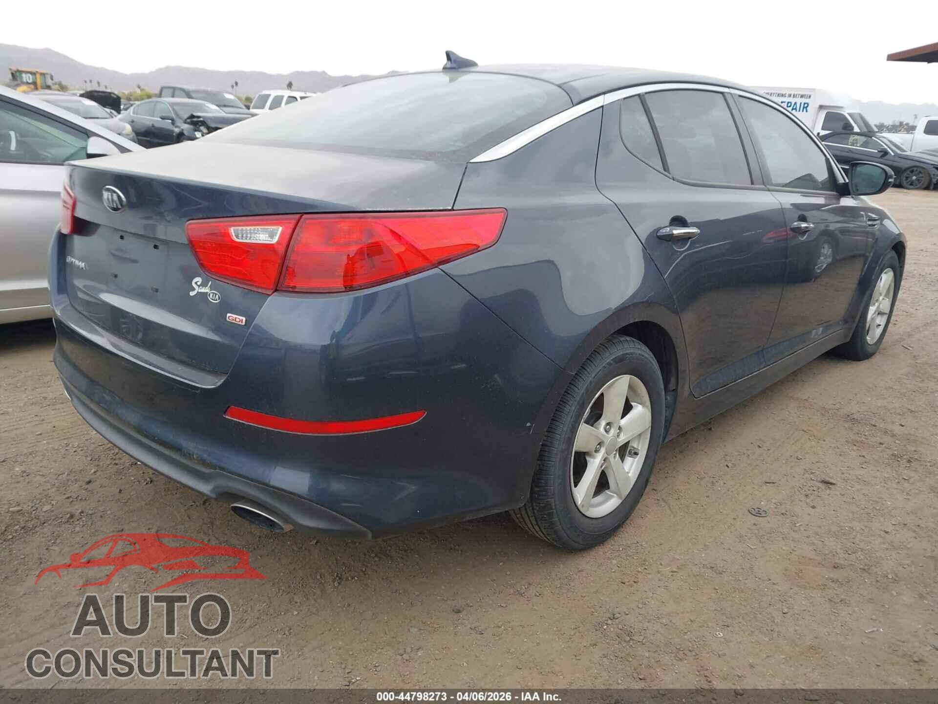 KIA OPTIMA 2015 - KNAGM4A72F5553294
