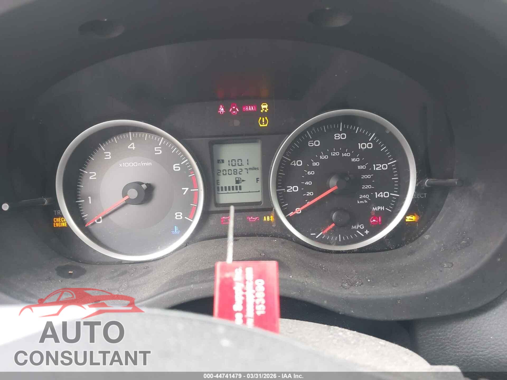 SUBARU FORESTER 2014 - JF2SJAAC4EG424916