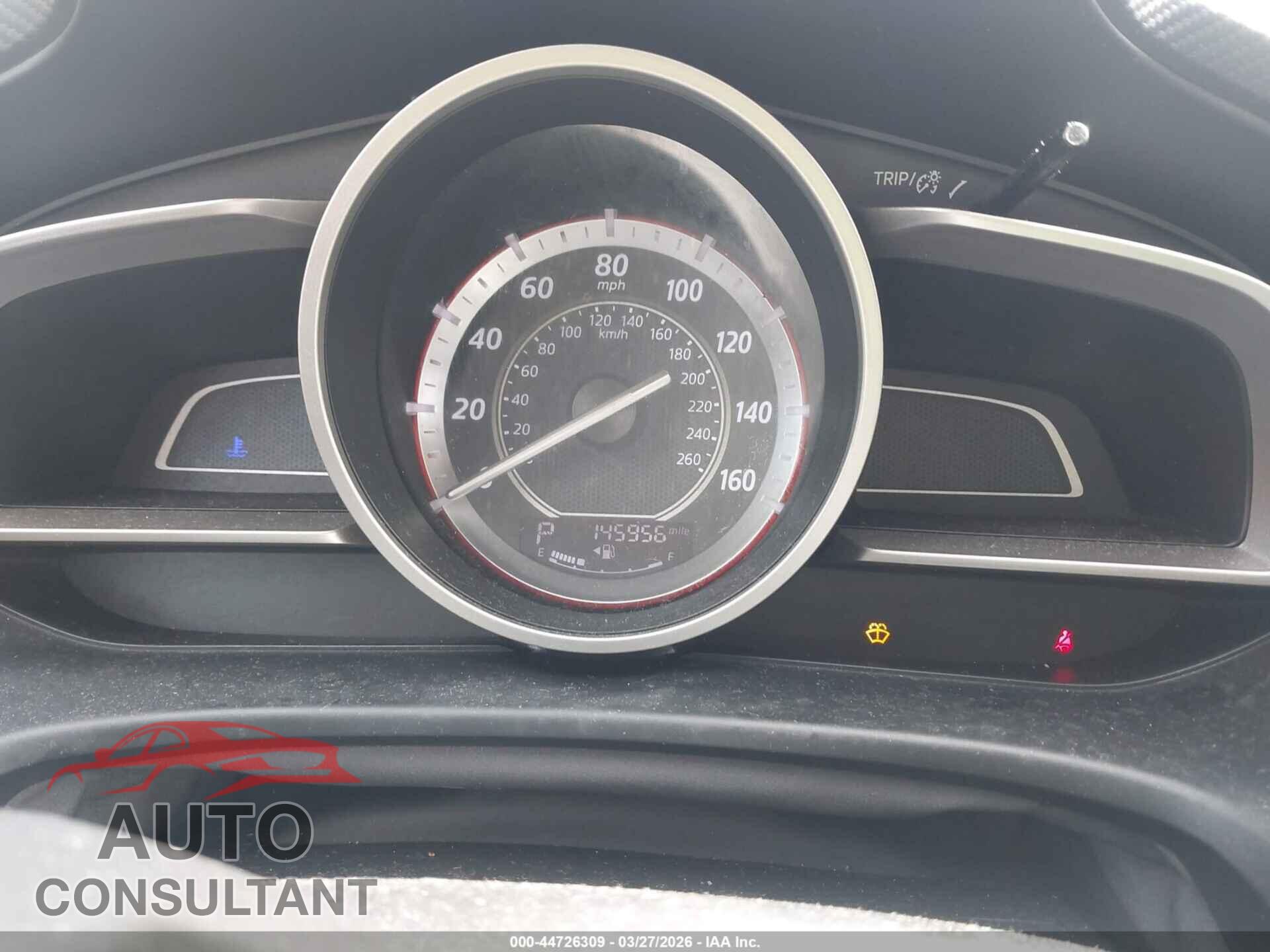 MAZDA MAZDA3 2014 - JM1BM1T73E1191295