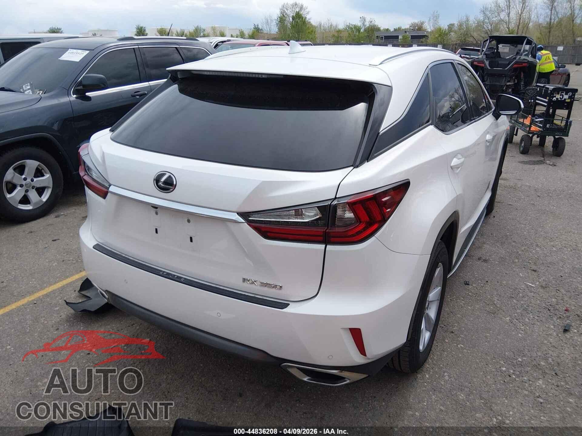 LEXUS RX 350 2017 - 2T2BZMCA4HC077980