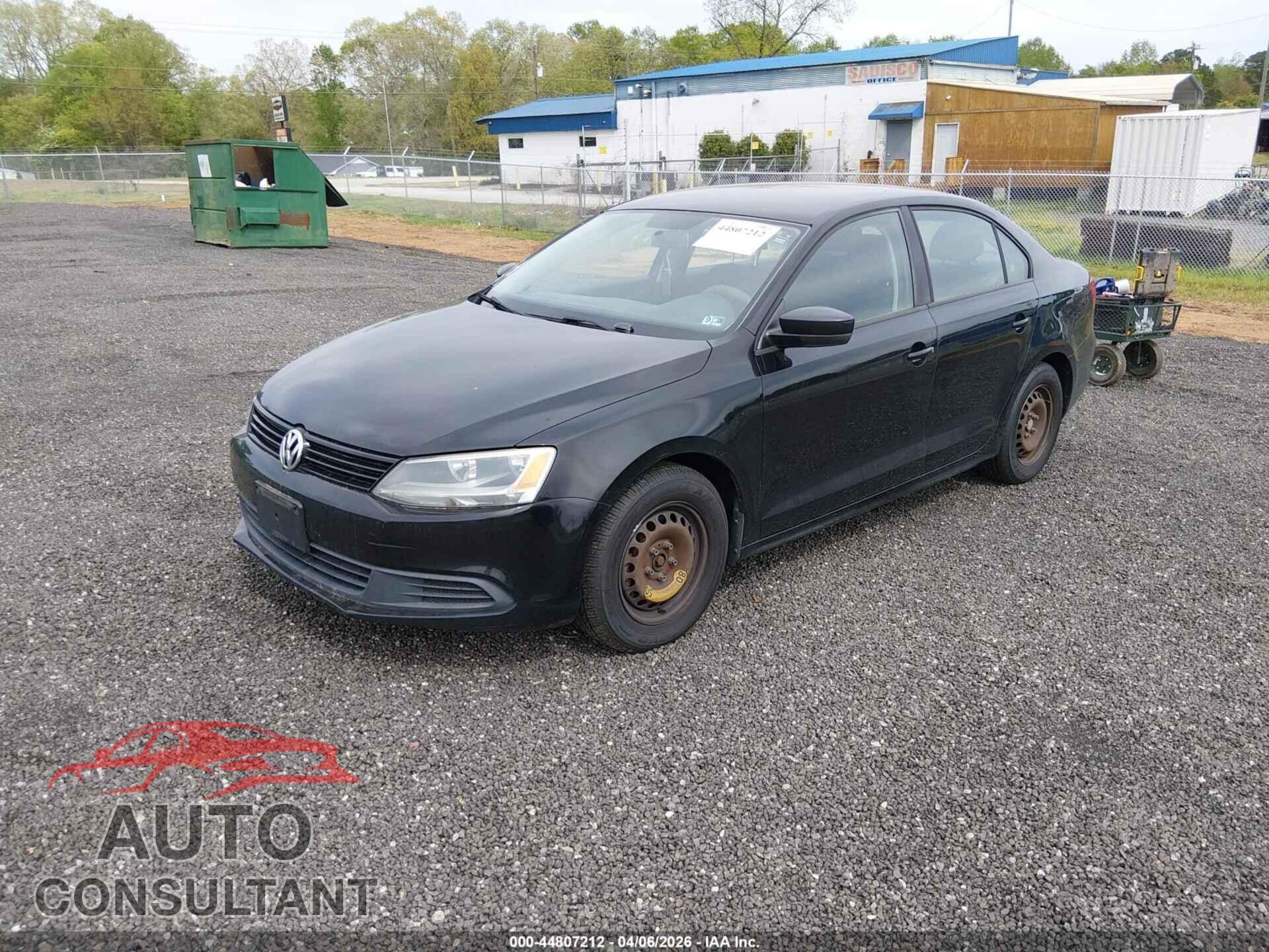 VOLKSWAGEN JETTA 2012 - 3VW2K7AJ6CM405037