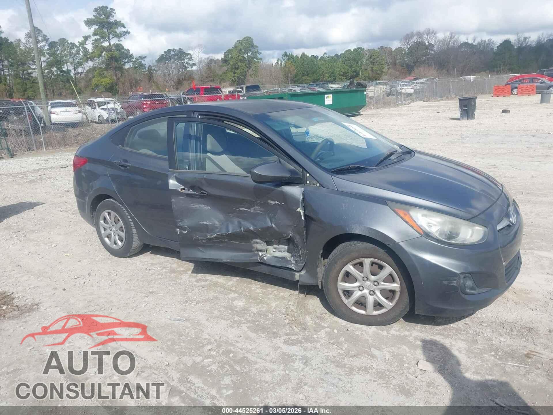 HYUNDAI ACCENT 2012 - KMHCT4AE9CU242736