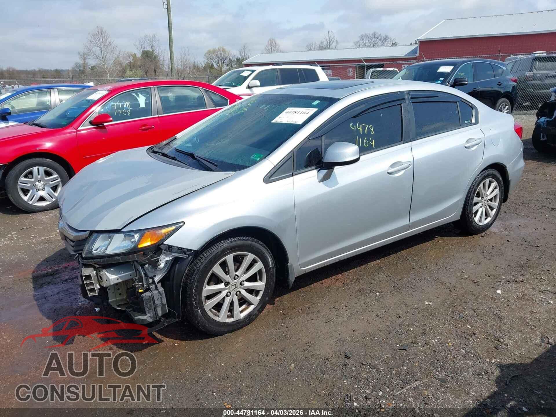 HONDA CIVIC 2012 - 2HGFB2F94CH519964