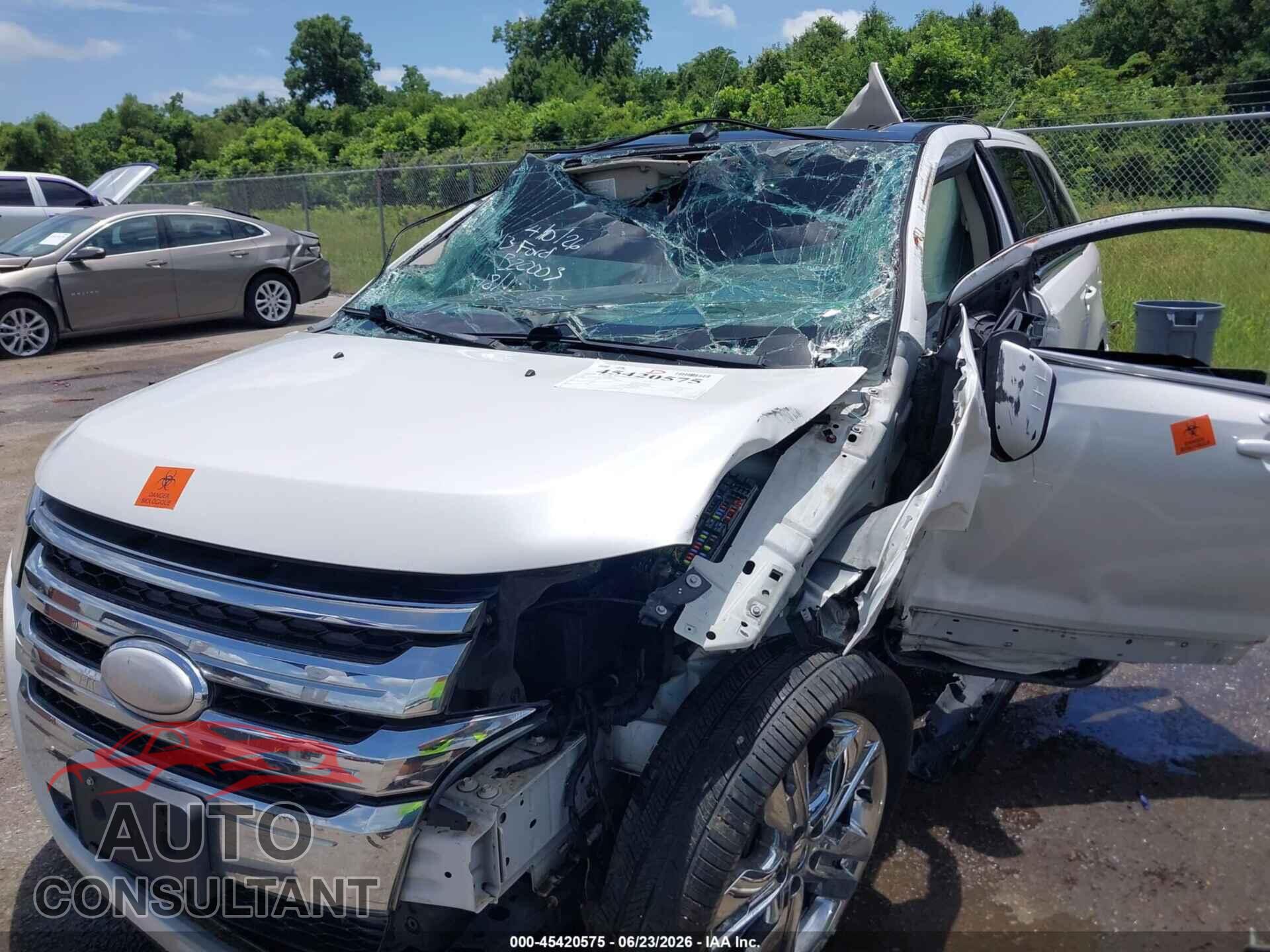 FORD EDGE 2013 - 2FMDK3KC6DBB20003