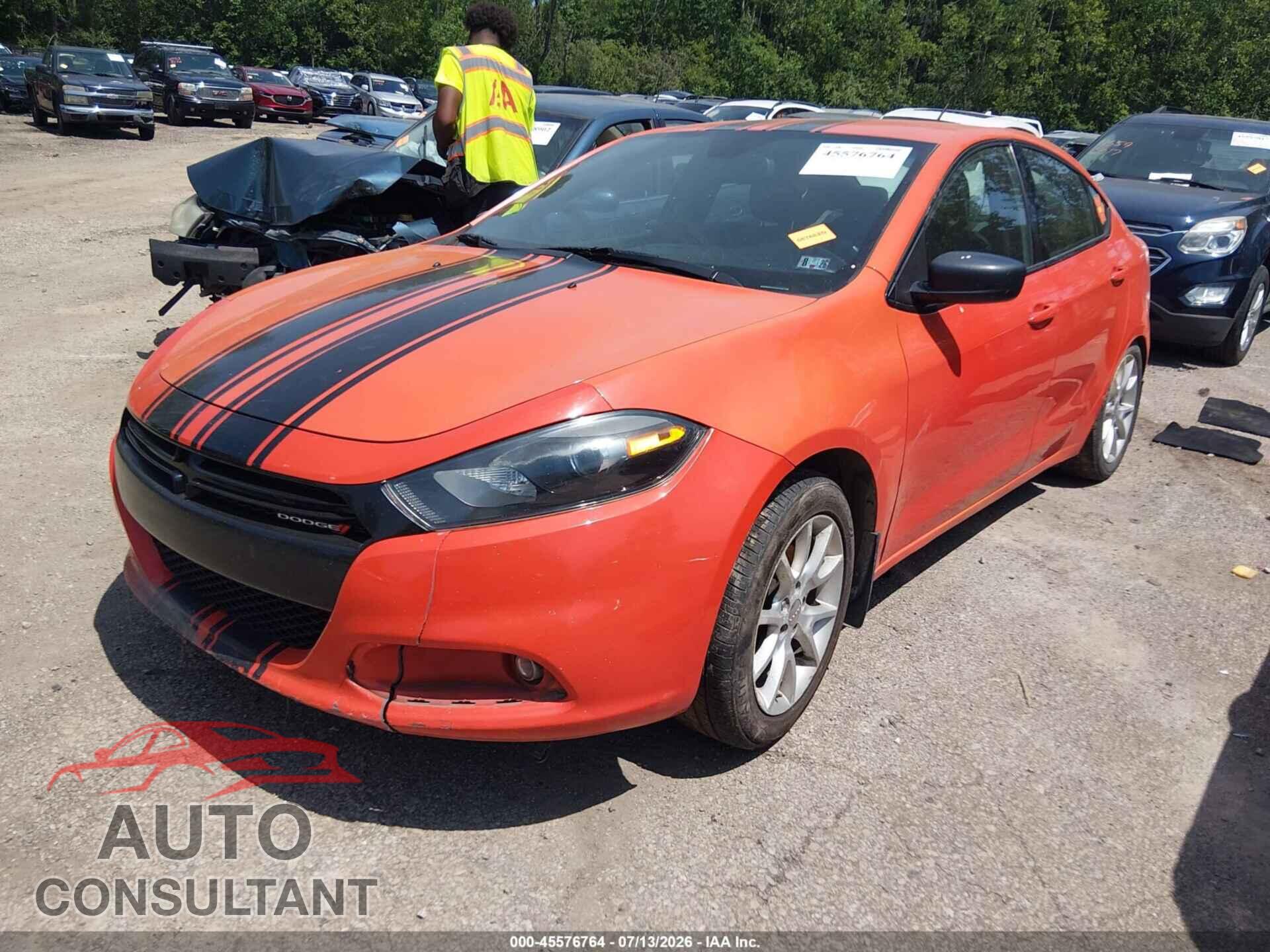 DODGE DART 2015 - 1C3CDFBB3FD252947