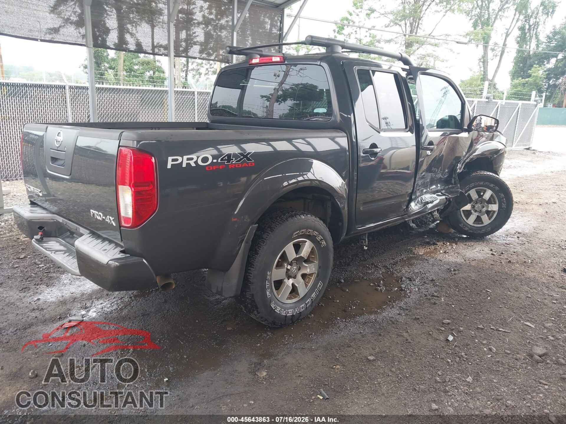 NISSAN FRONTIER 2011 - 1N6AD0EV3BC417673