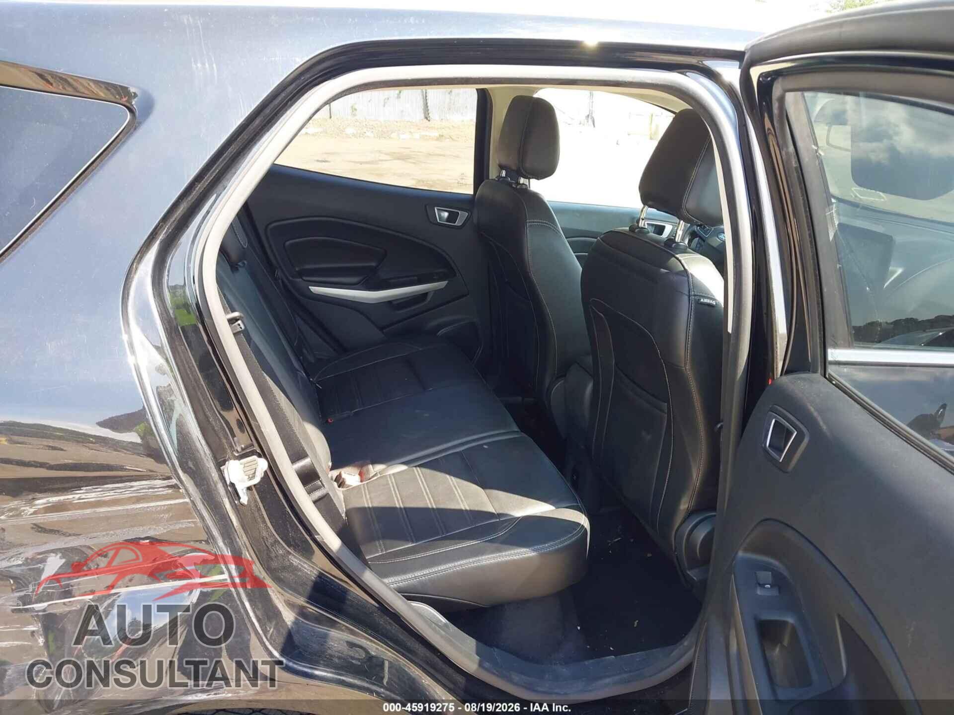 FORD ECOSPORT 2019 - MAJ6S3KL7KC303426