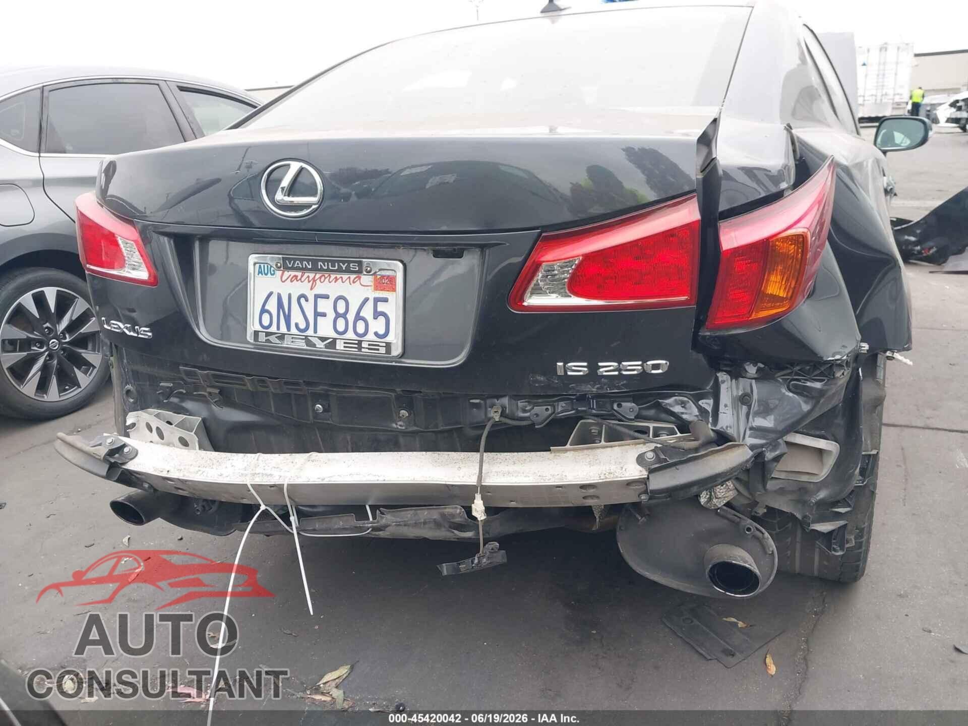 LEXUS IS 250 2010 - JTHBF5C25A5128688