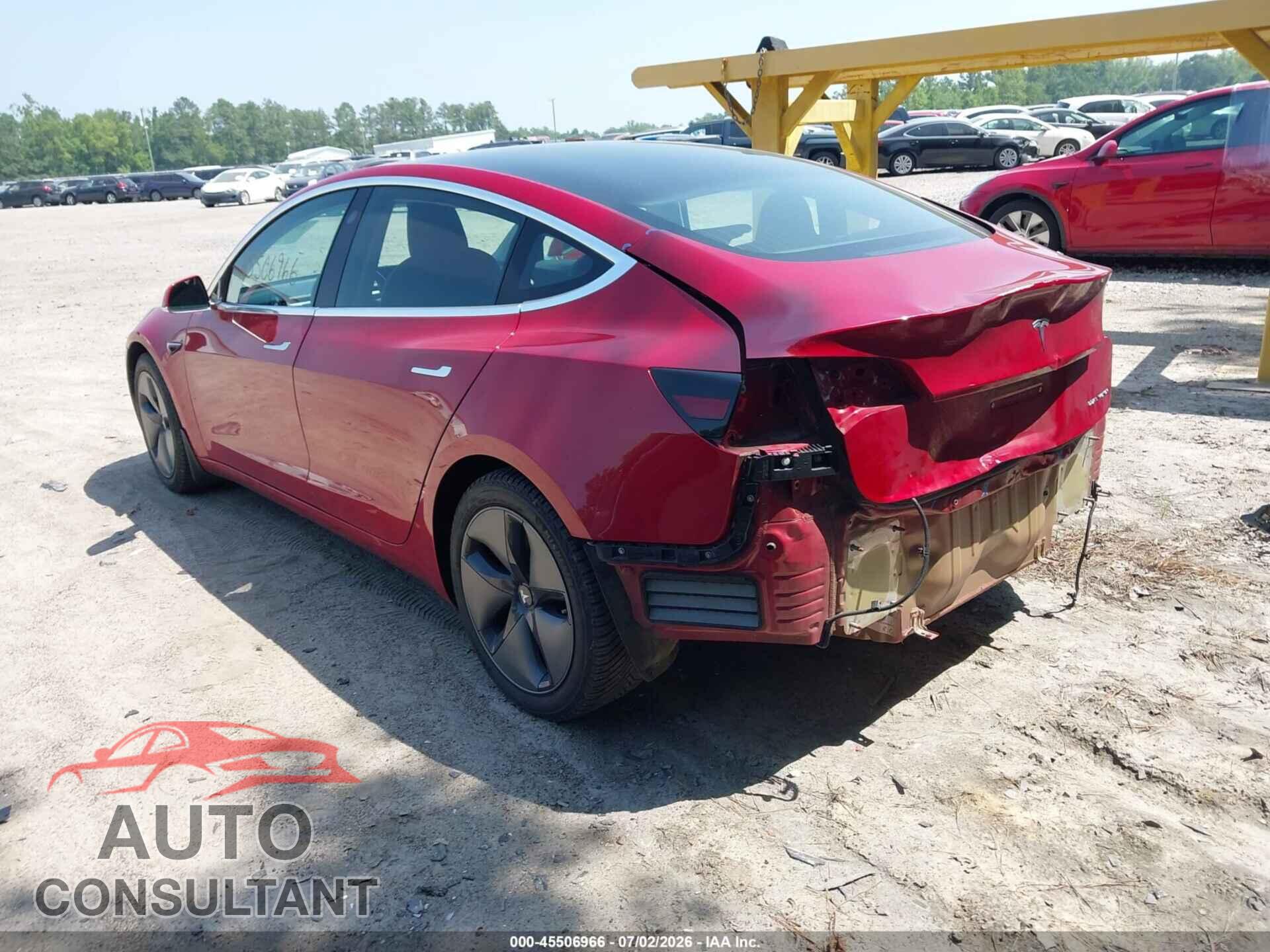 TESLA MODEL 3 2018 - 5YJ3E1EB9JF114838