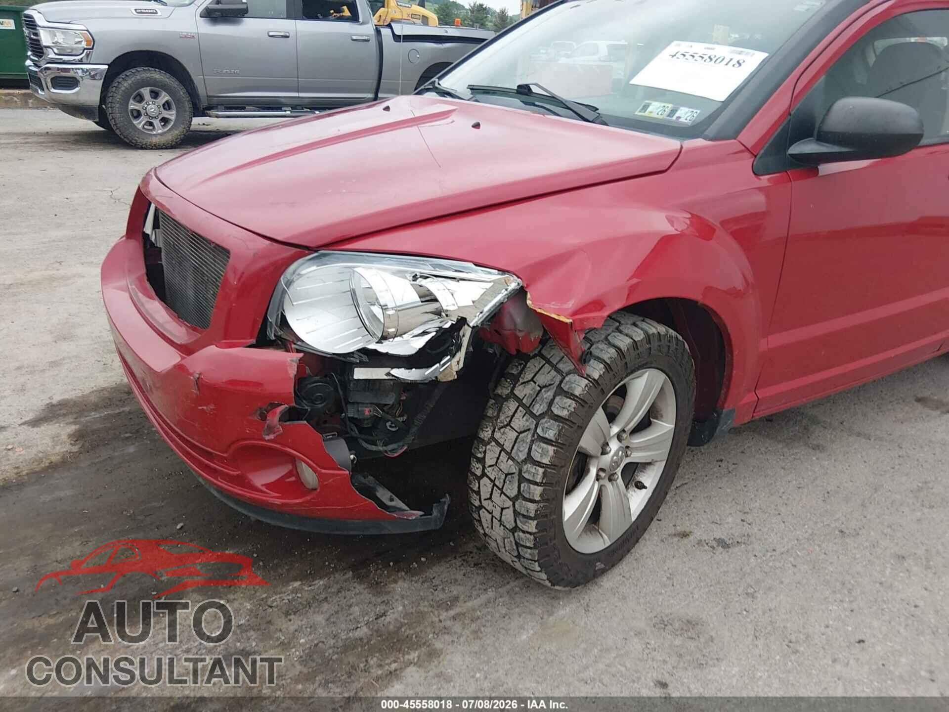 DODGE CALIBER 2012 - 1C3CDWDA9CD535210