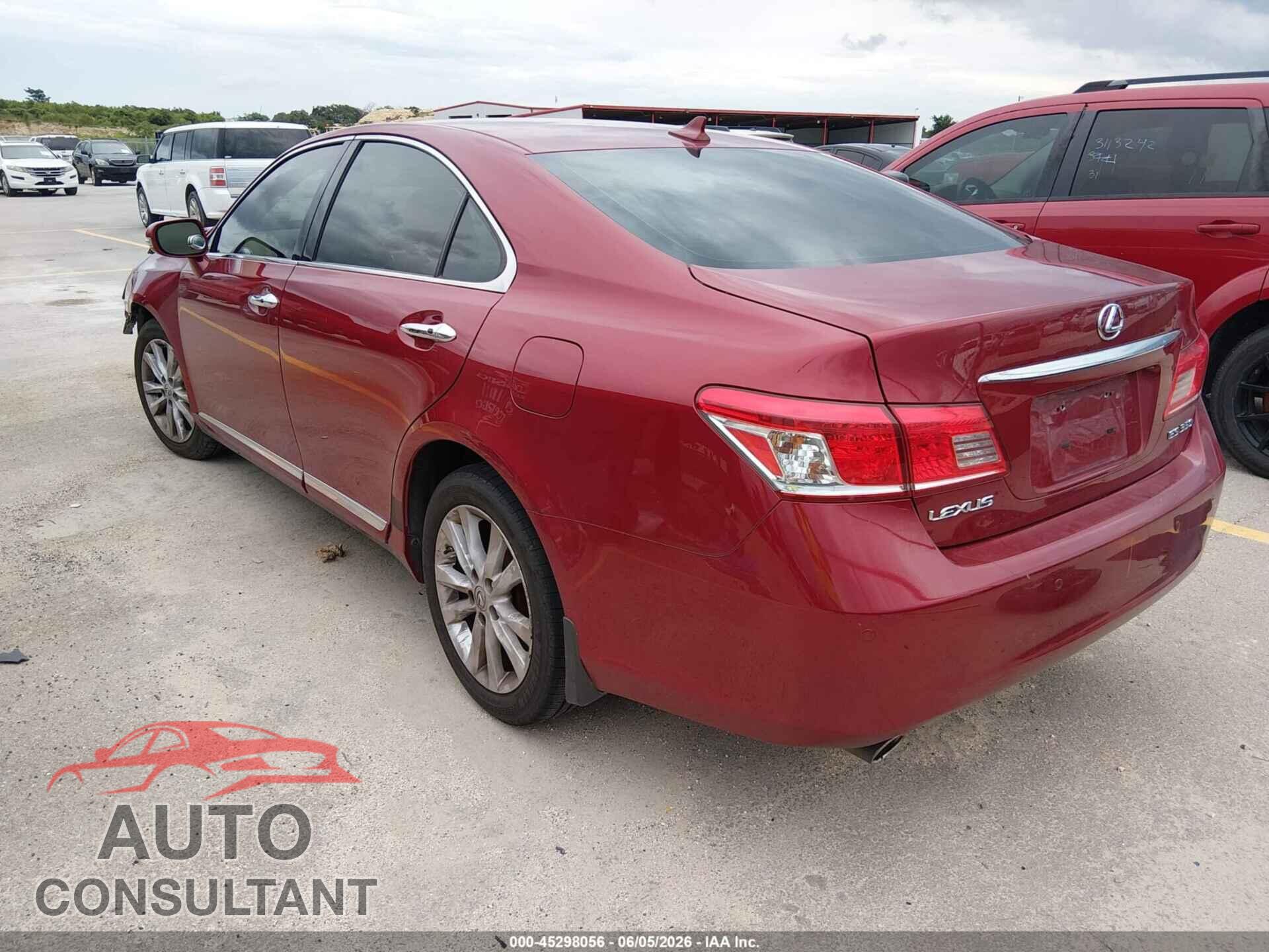 LEXUS ES 350 2010 - JTHBK1EGXA2403809
