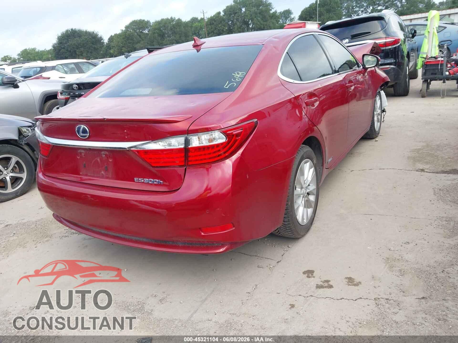 LEXUS ES 300H 2014 - JTHBW1GG4E2075648