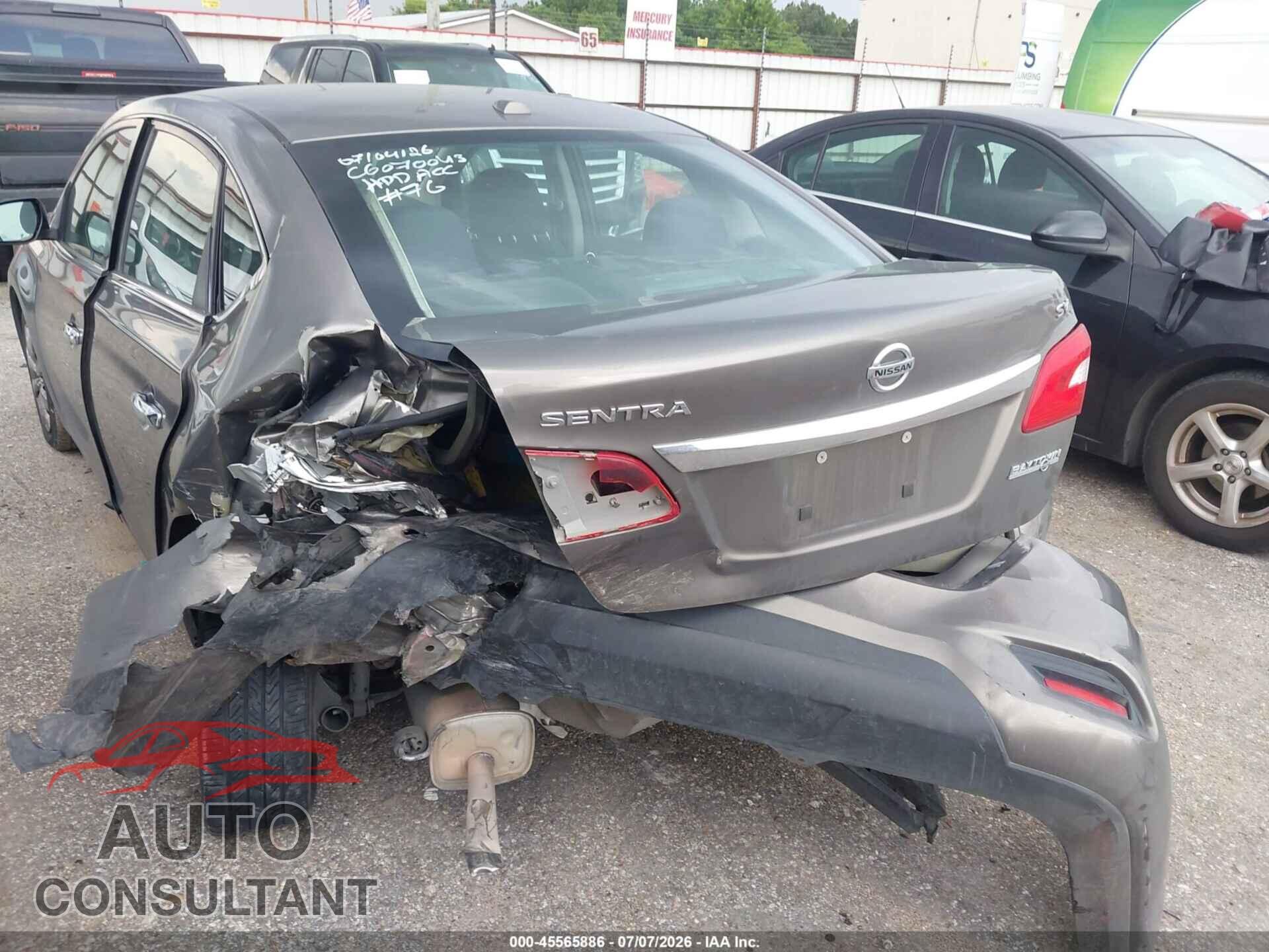 NISSAN SENTRA 2017 - 3N1AB7AP1HL654672