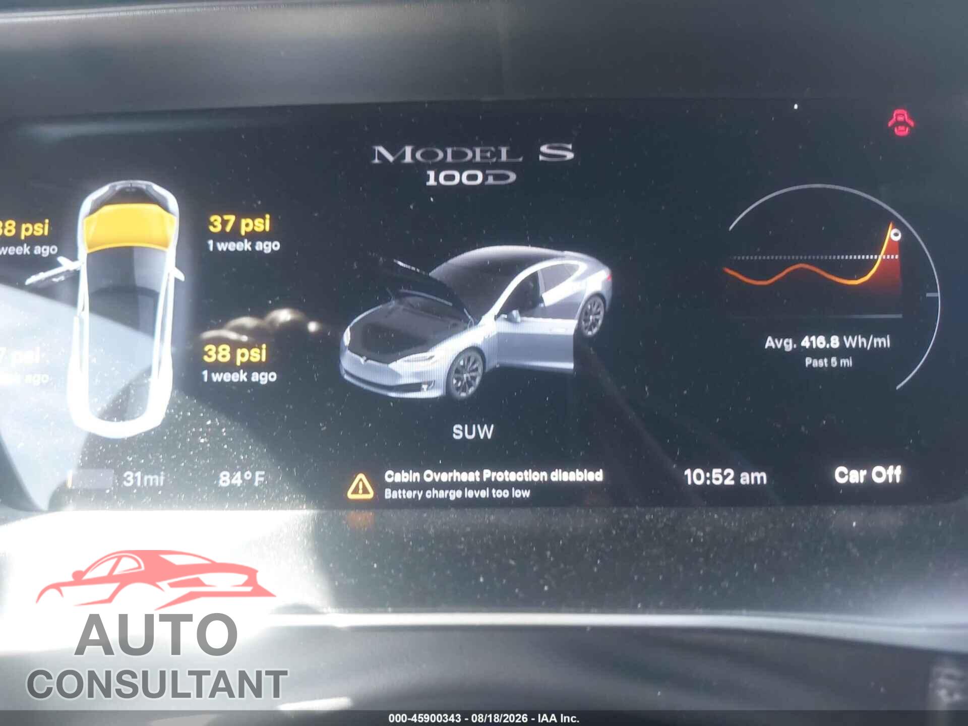 TESLA MODEL S 2018 - 5YJSA1E20JF282987