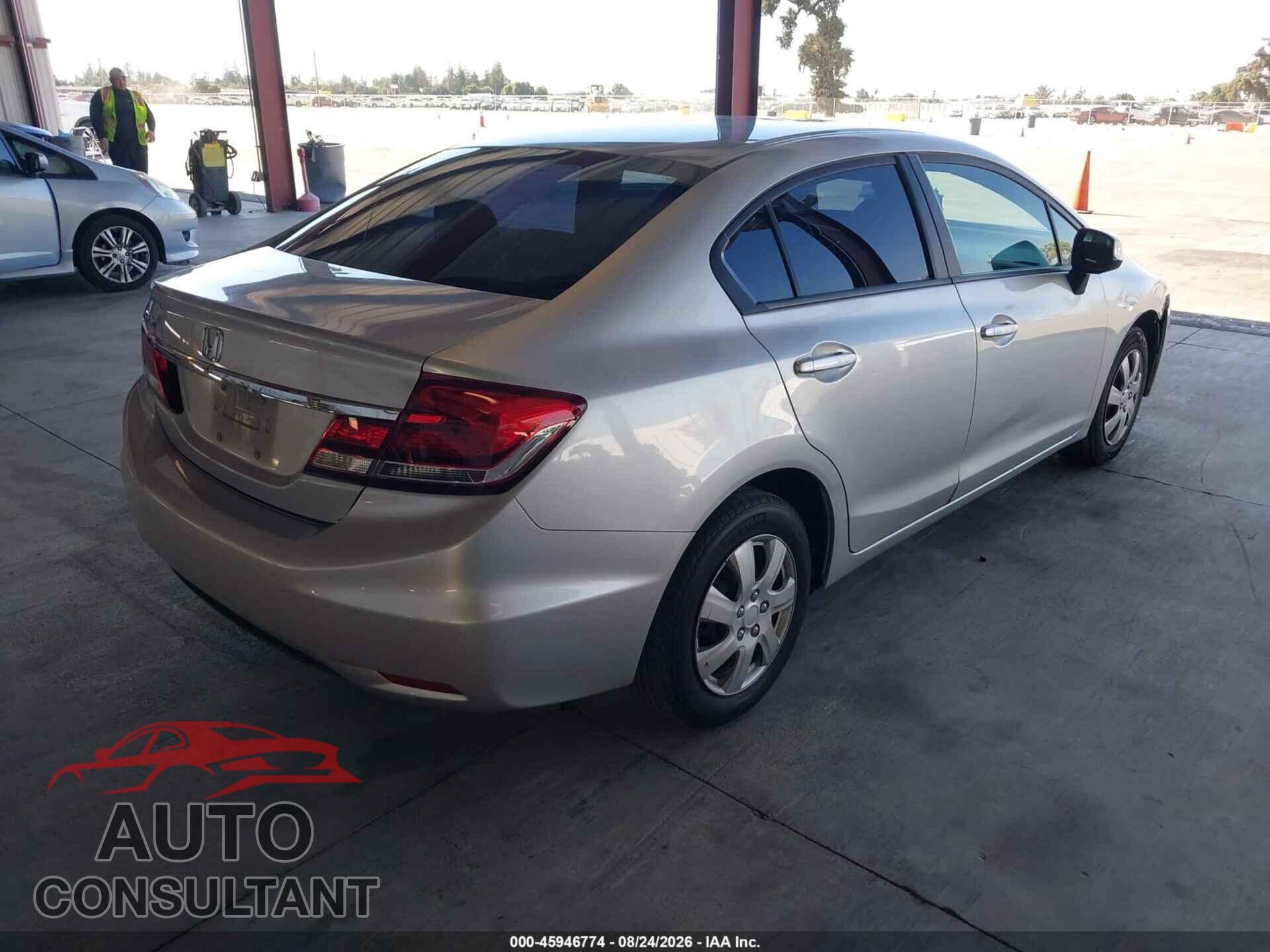 HONDA CIVIC 2013 - 19XFB2F56DE288980
