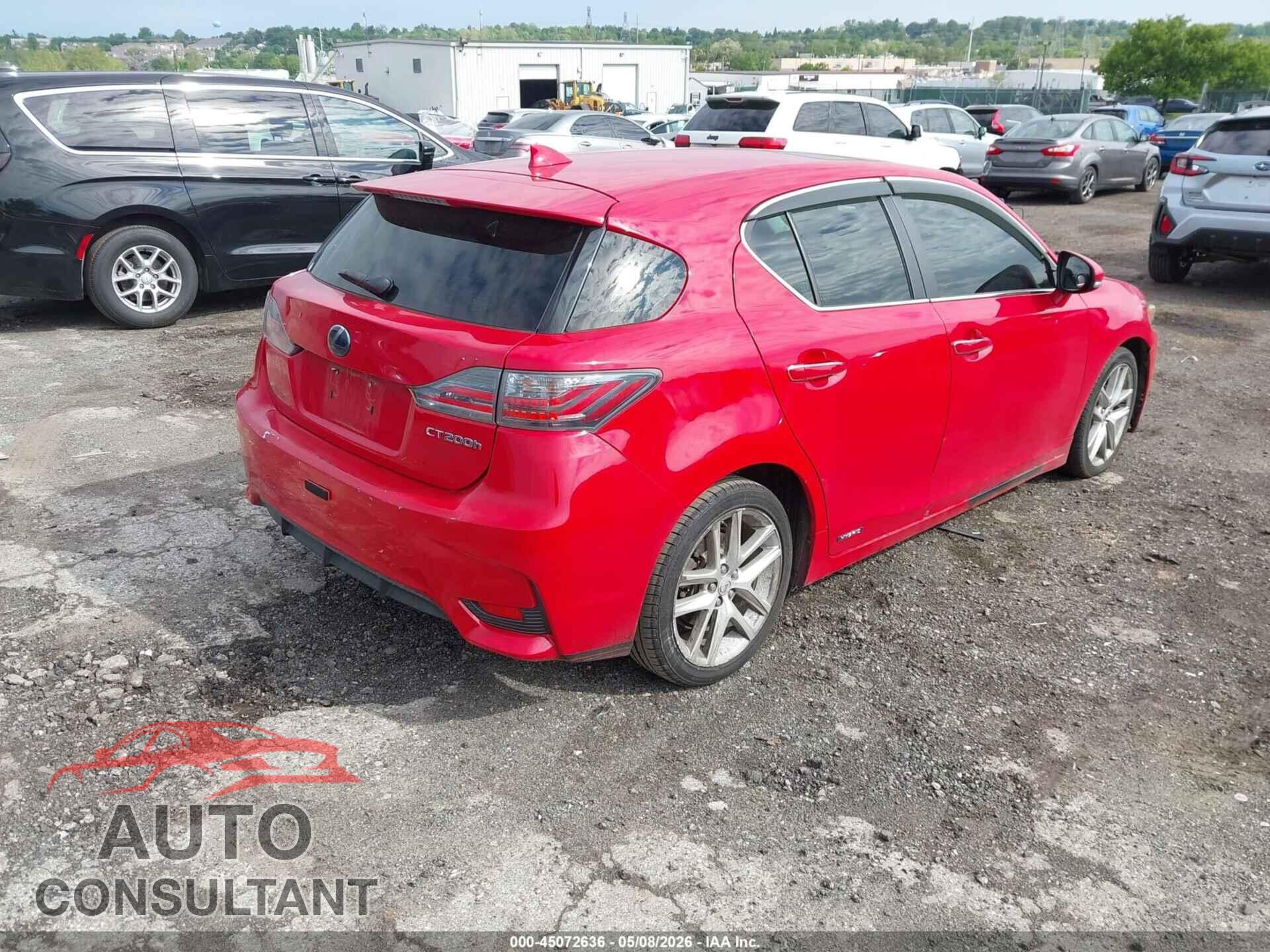 LEXUS CT 200H 2014 - JTHKD5BH4E2194331